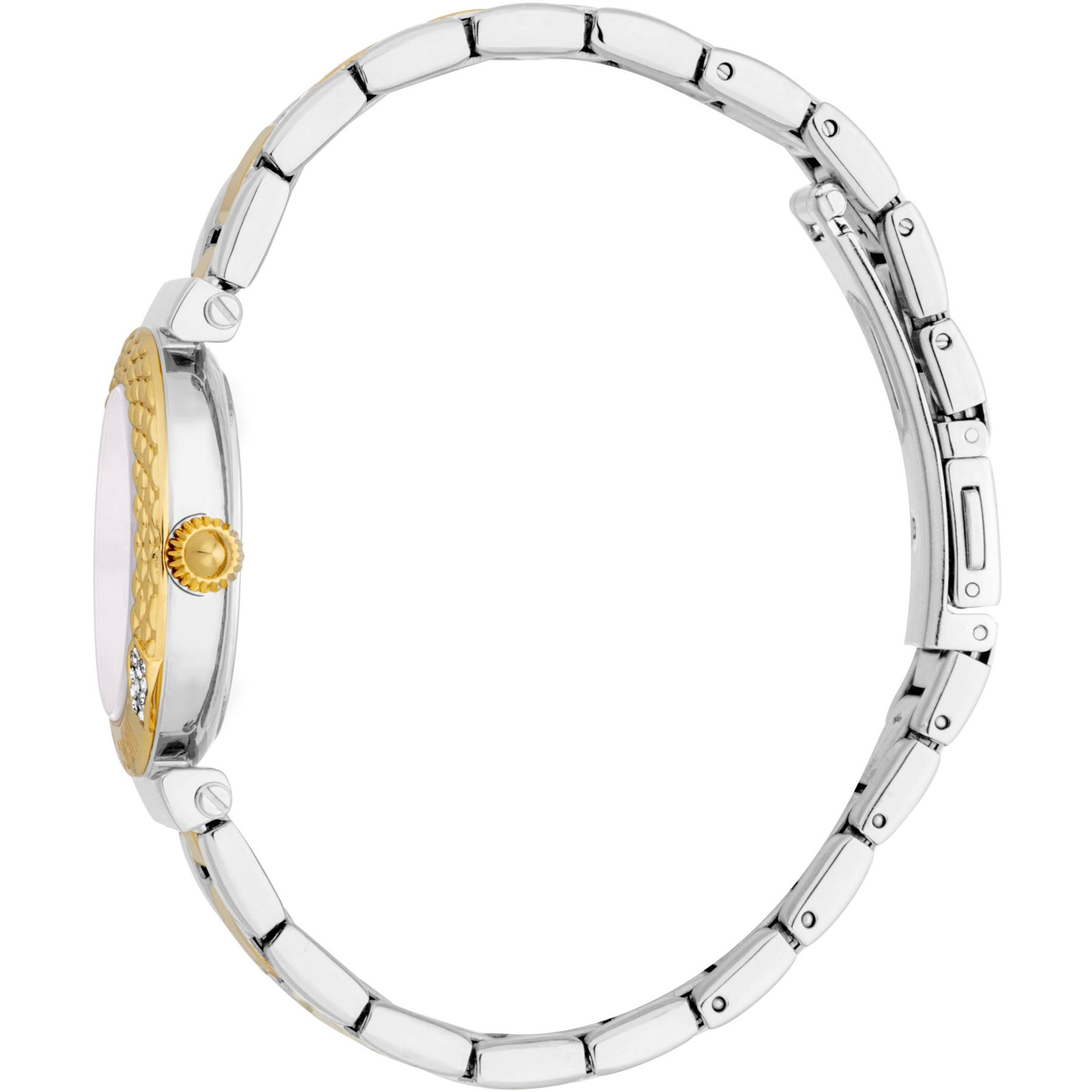 JUST CAVALLI Animalier Curiosa Gift Set Silver Dial 30mm Two Tone Gold Stainless Steel Bracelet JC1L332M0075 - 4