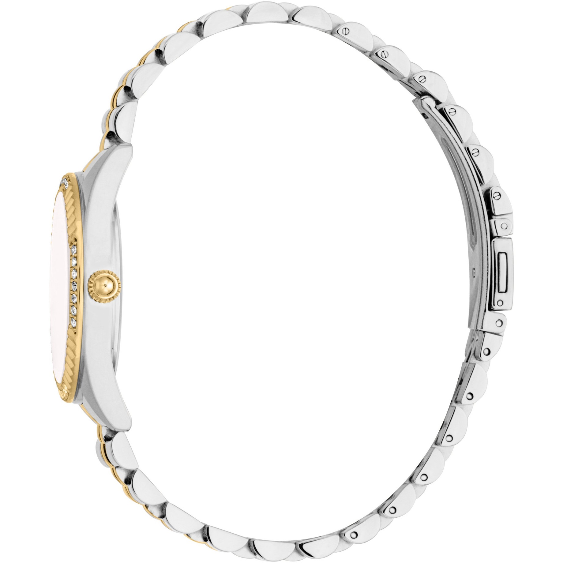 JUST CAVALLI Glam Gift Set  Silver Dial 32mm Two-Tone Gold Stainless Steel Bracelet JC1L361M0075 - 3