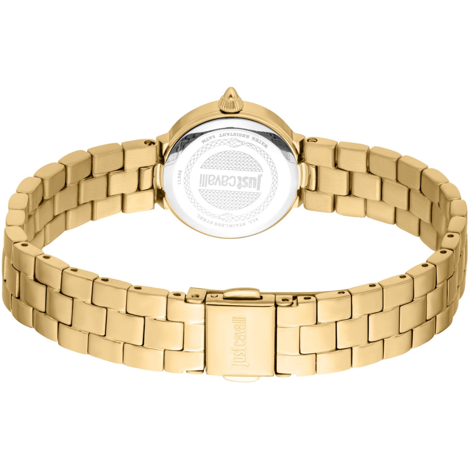 JUST CAVALLI Mini Serenata Champagne Dial 23mm Gold Stainless Steel Bracelet JC1L362M0055 - 3