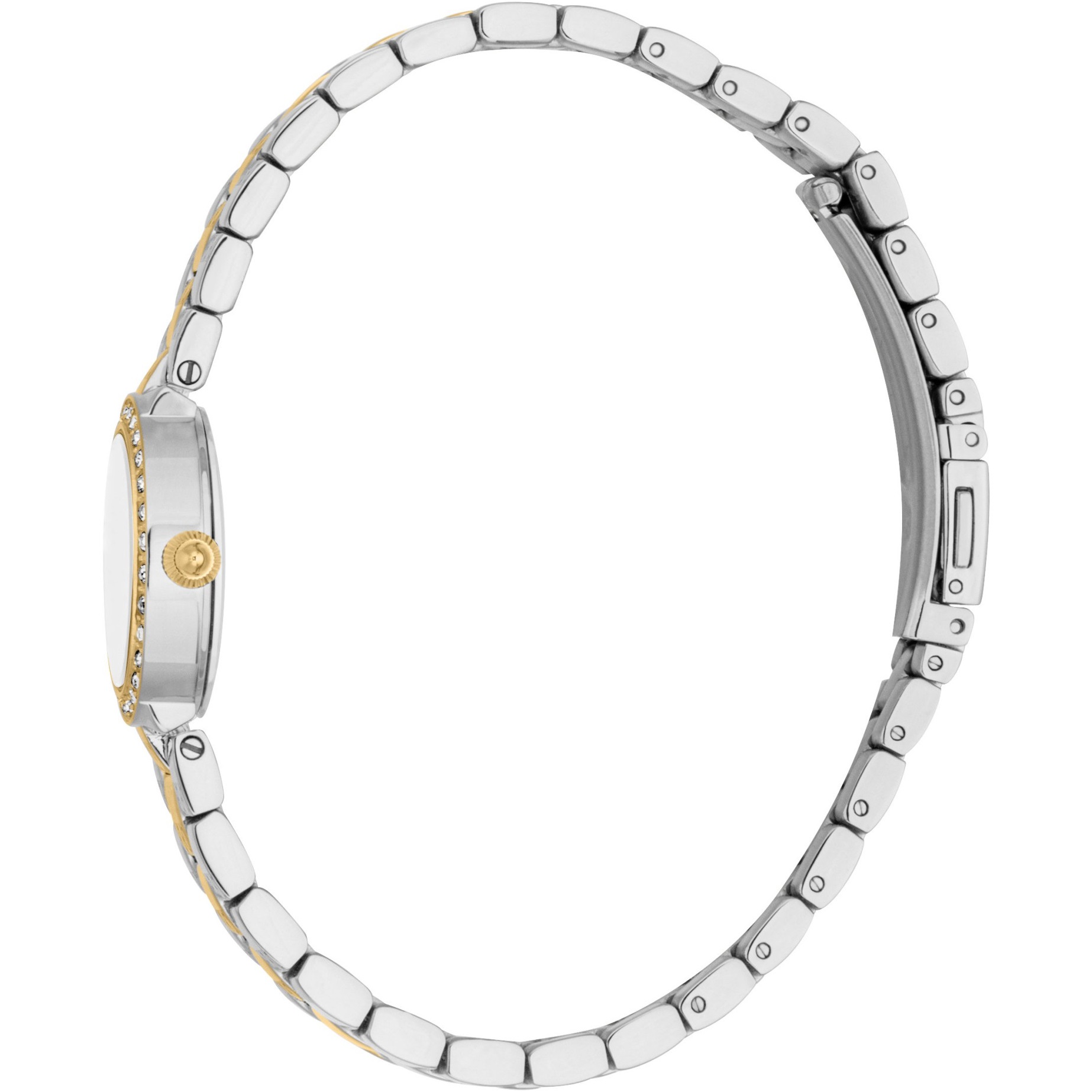 JUST CAVALLI Mini Serenata Silver Dial 23mm Two-Tone Gold Stainless Steel Bracelet JC1L362M0085 - 