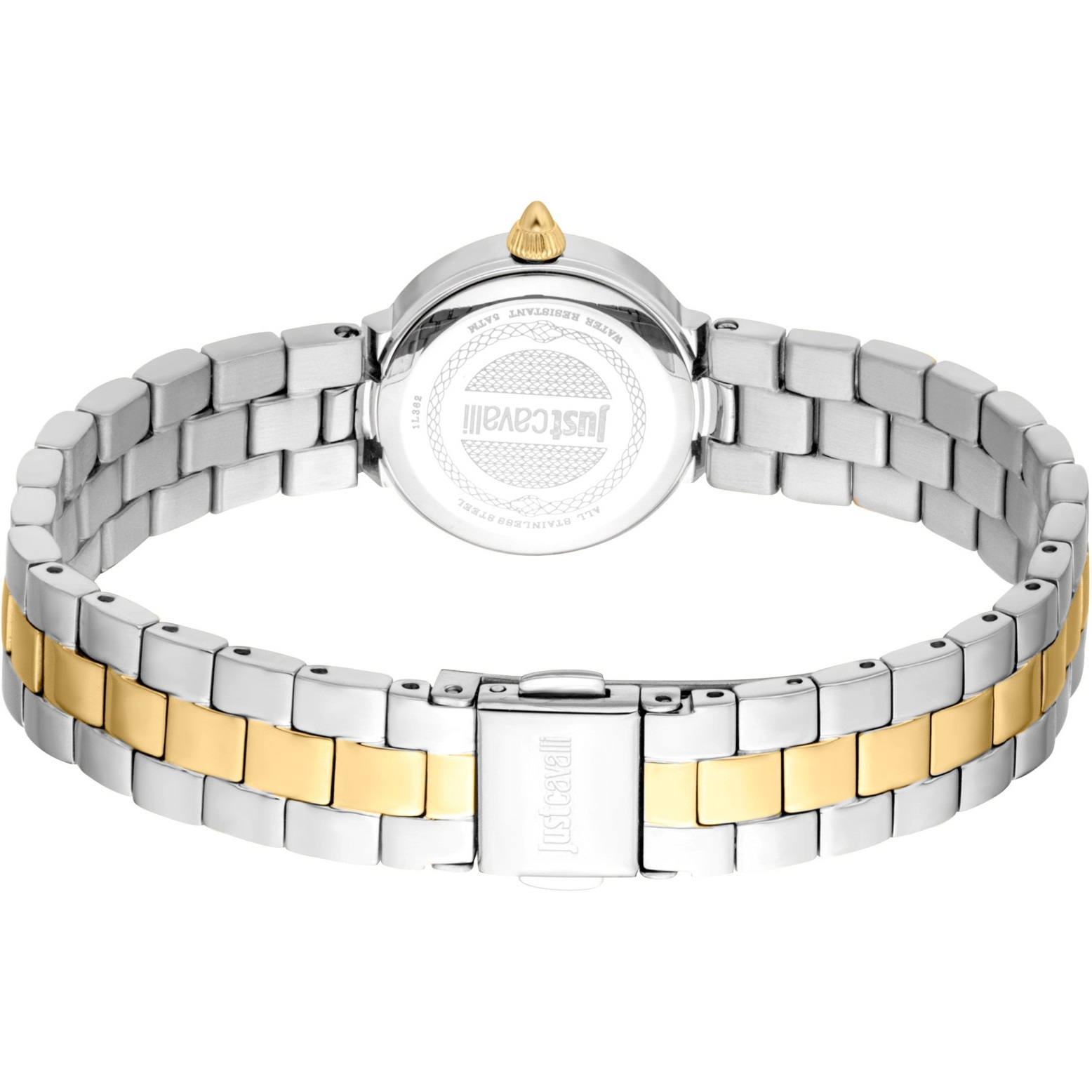 JUST CAVALLI Mini Serenata Silver Dial 23mm Two-Tone Gold Stainless Steel Bracelet JC1L362M0085 - 3