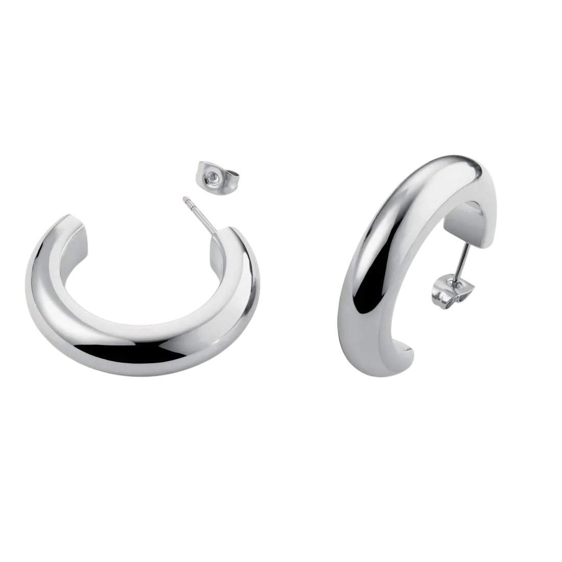 ΣΚΟΥΛΑΡΙΚΙΑ Κρίκοι ROSEFIELD Daily Solid από Ανοξείδωτο Ατσάλι JEDSS-J804 - 