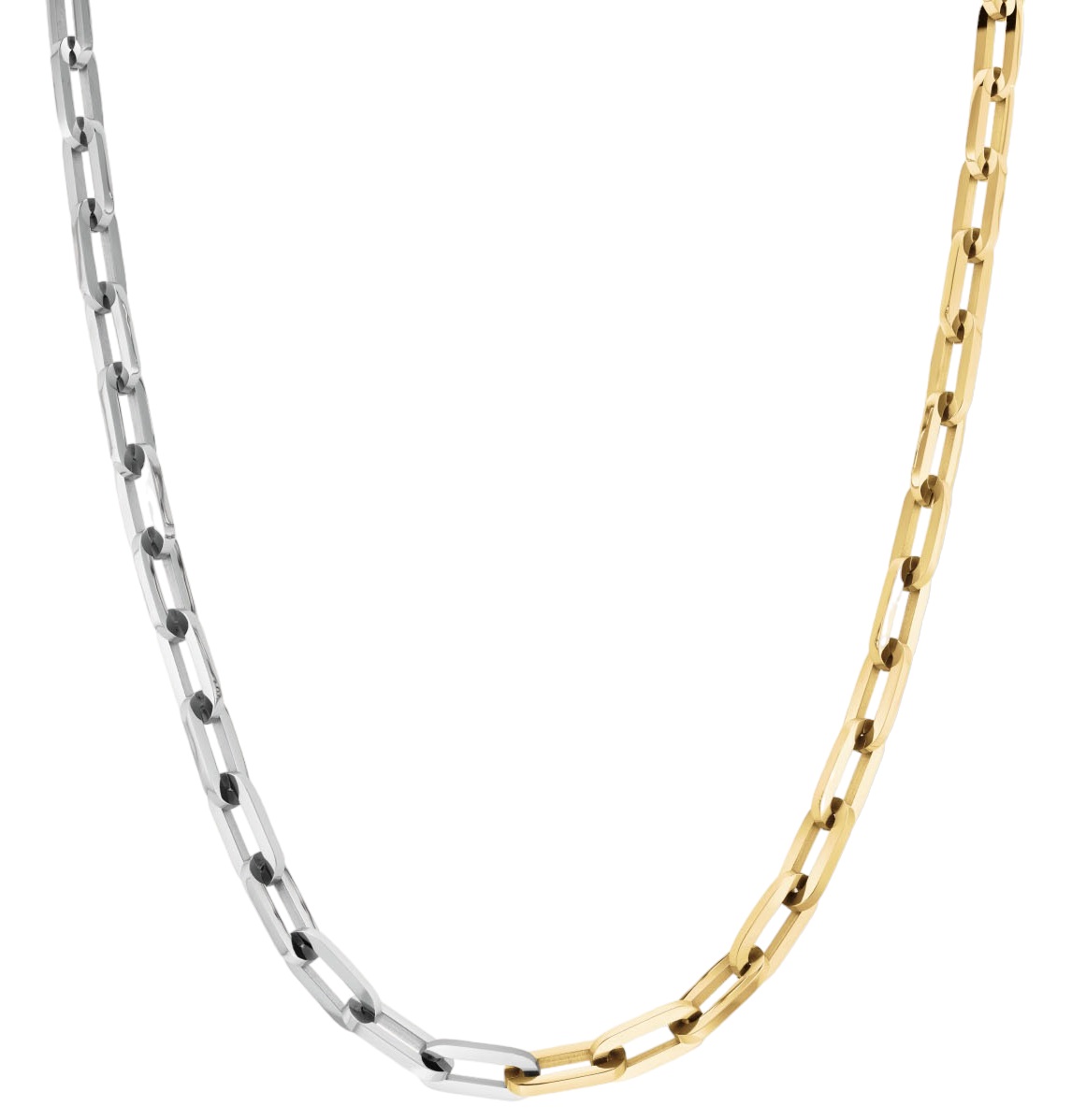 ROSEFIELD Duotone Chain Necklace Stainless Steel JNDCG-J707 - 1