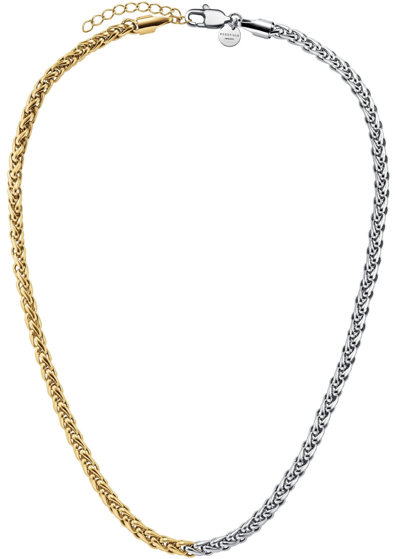 ROSEFIELD Duotone Herringbone Necklace Stainless Steel JNDHG-J703 - 