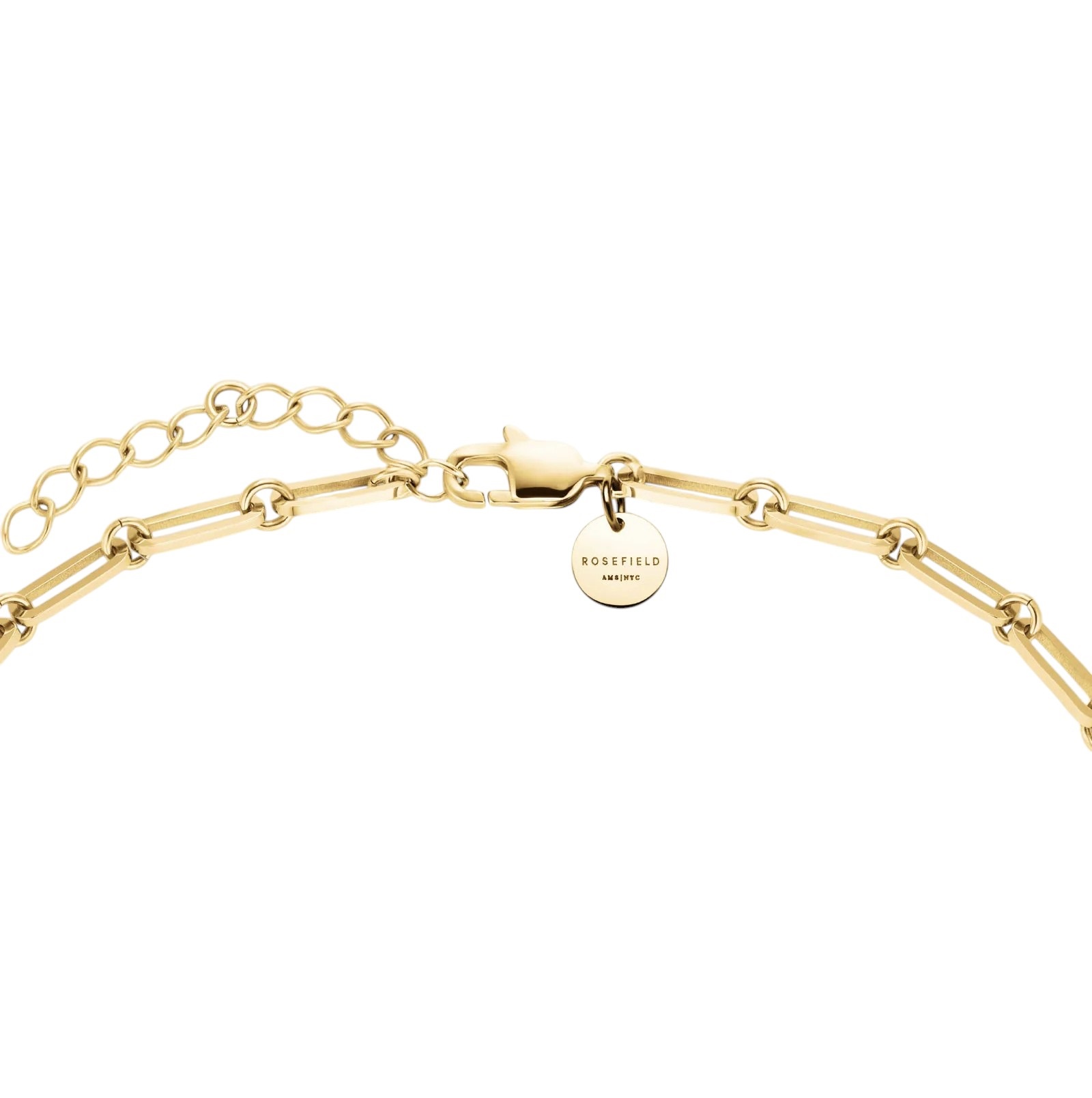 NECKLACE ROSEFIELD Graduated Crystal from Gold-Plated Stainless Steel JNGCG-J1018 - 3
