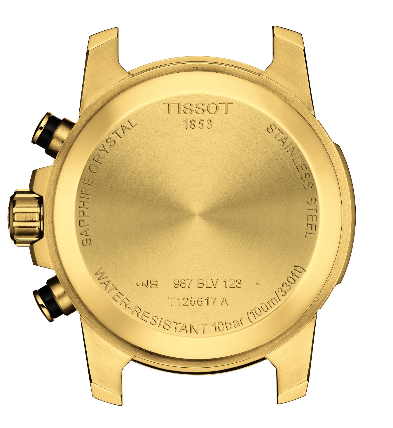 TISSOT Supersport Chronograph Black Dial 45.5mm Gold Stainless Steel Bracelet T125.617.33.051.01 - 4