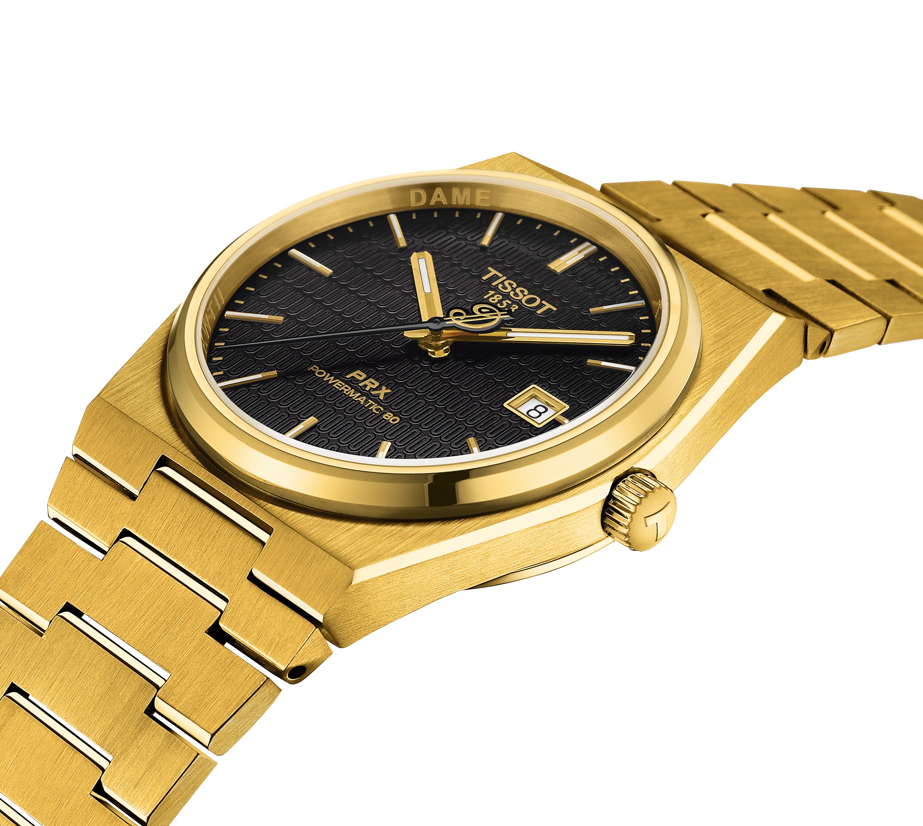 TISSOT PRX 40 Powermatic 80 Damian Lillard Special Edition Black Dial 40mm Gold Stainless Steel Bracelet T137.407.33.051.00 - 3