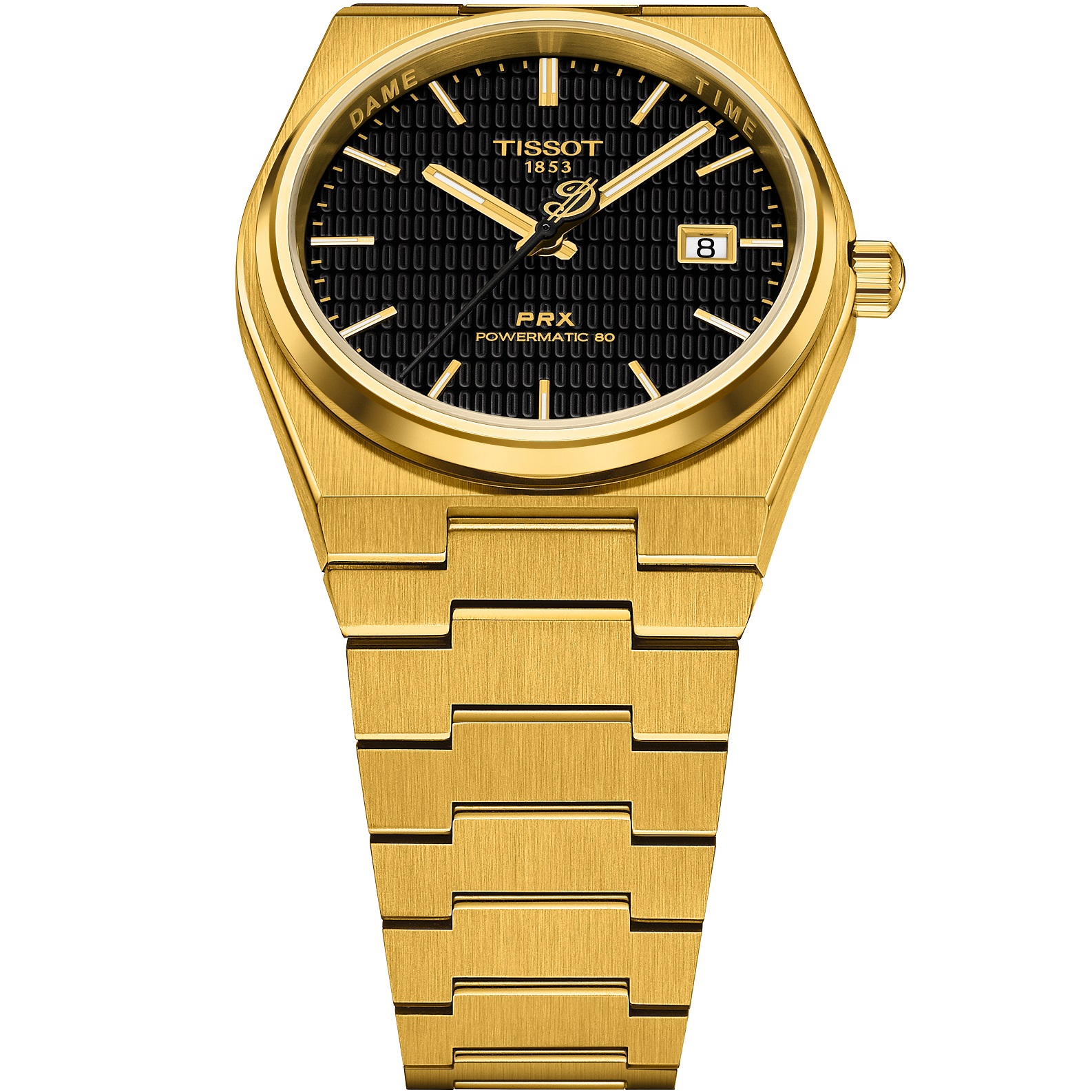 TISSOT PRX 40 Powermatic 80 Damian Lillard Special Edition Black Dial 40mm Gold Stainless Steel Bracelet T137.407.33.051.00 - 5