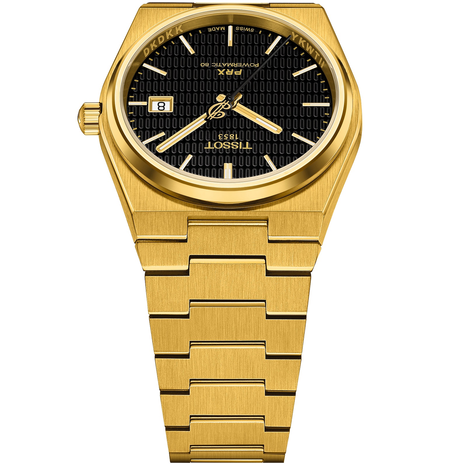 TISSOT PRX 40 Powermatic 80 Damian Lillard Special Edition Black Dial 40mm Gold Stainless Steel Bracelet T137.407.33.051.00 - 6