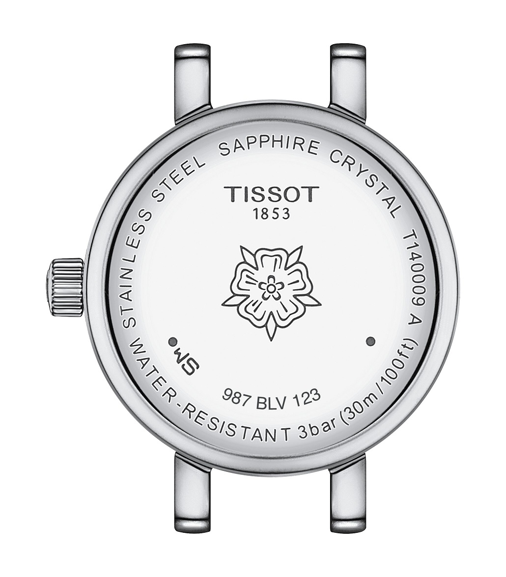 TISSOT Lovely Round with Brilliants White Pearl Dial 19.5mm Silver Stainless Steel Bracelet T140.009.61.116.00 - 5