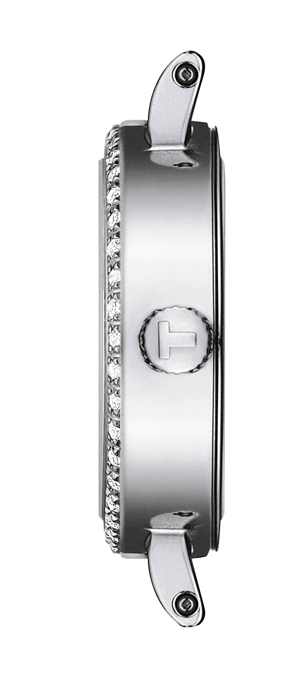 TISSOT Lovely Round with Brilliants White Pearl Dial 19.5mm Silver Stainless Steel Bracelet T140.009.61.116.00 - 4