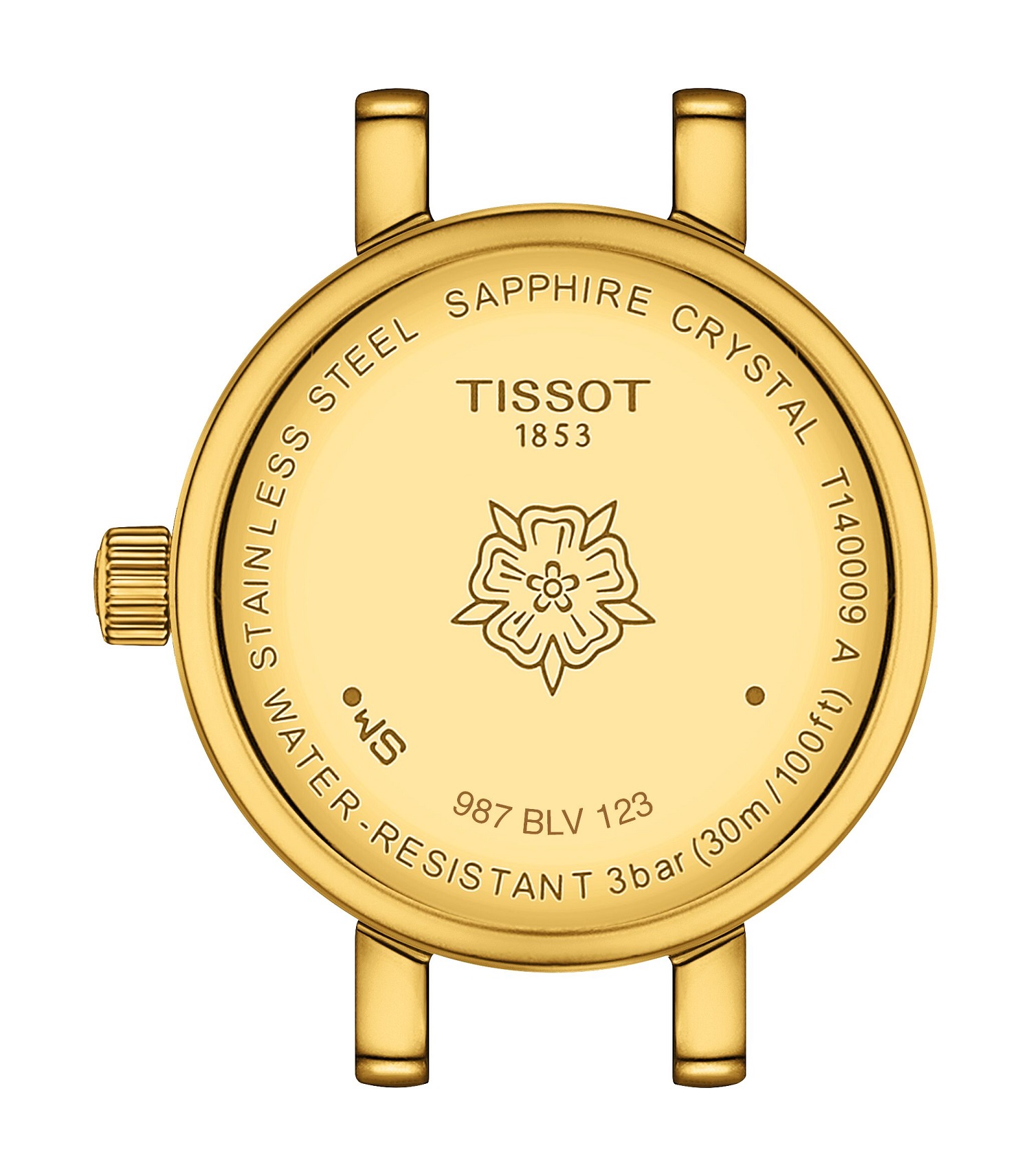 TISSOT Lovely Round with Brilliants Gold Dial 19.5mm Gold Stainless Steel Bracelet T140.009.63.026.00 - 3