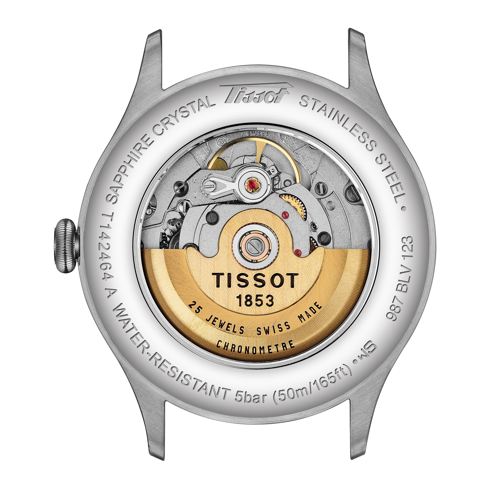 TISSOT Heritage Telemeter 1938 Automatic COSC Anthracite Dial 39mm Silver Stainless Steel Brown Leather Strap T142.464.16.062.00 - 