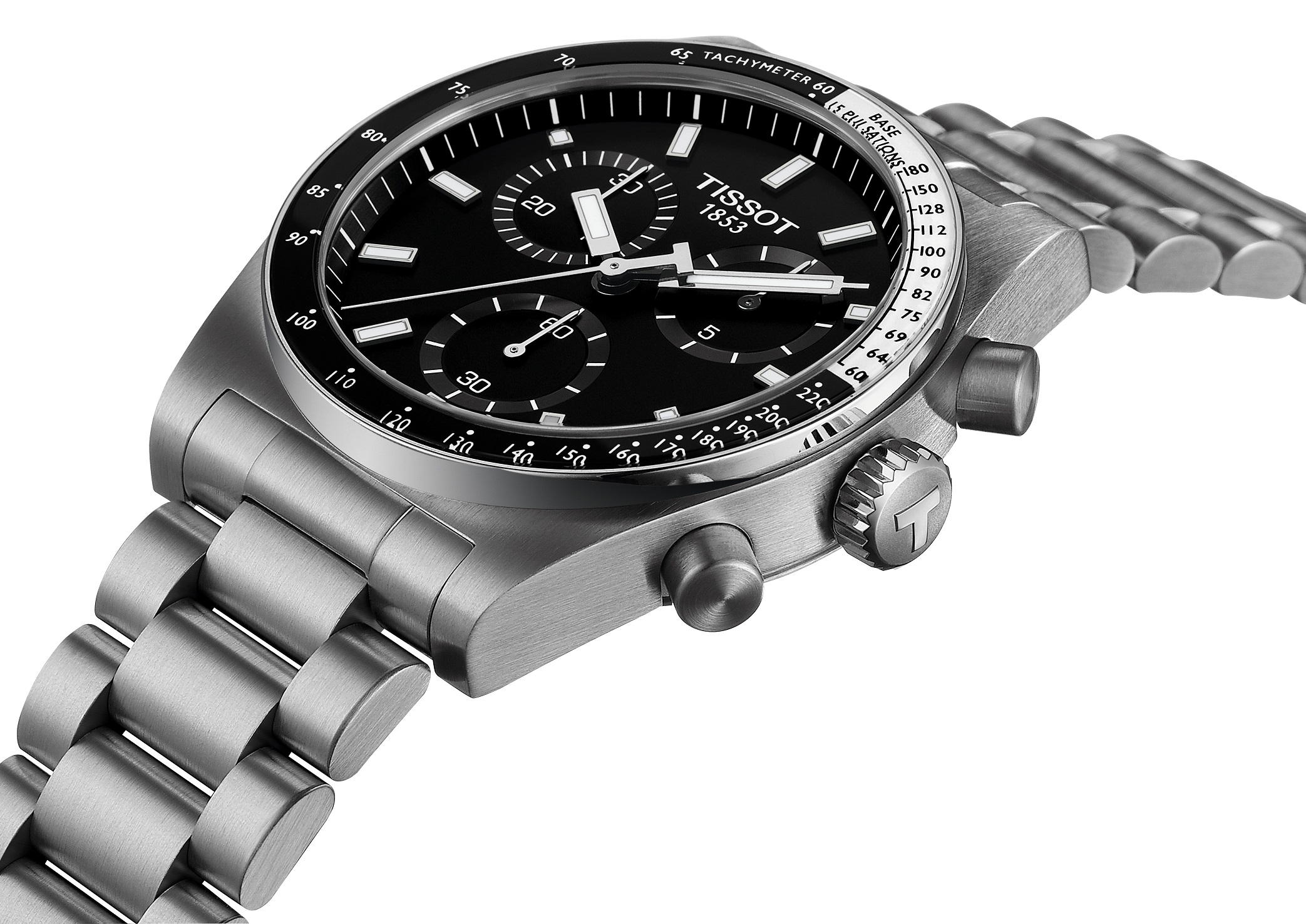 TISSOT PR516 Chronograph Quartz Black Dial 40mm Silver Stainless Steel Bracelet T149.417.11.051.00 - 3