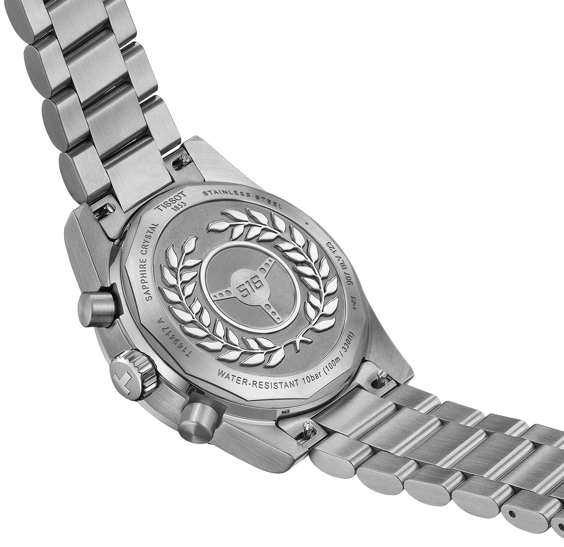 TISSOT PR516 Chronograph Quartz Black Dial 40mm Silver Stainless Steel Bracelet T149.417.11.051.00 - 4