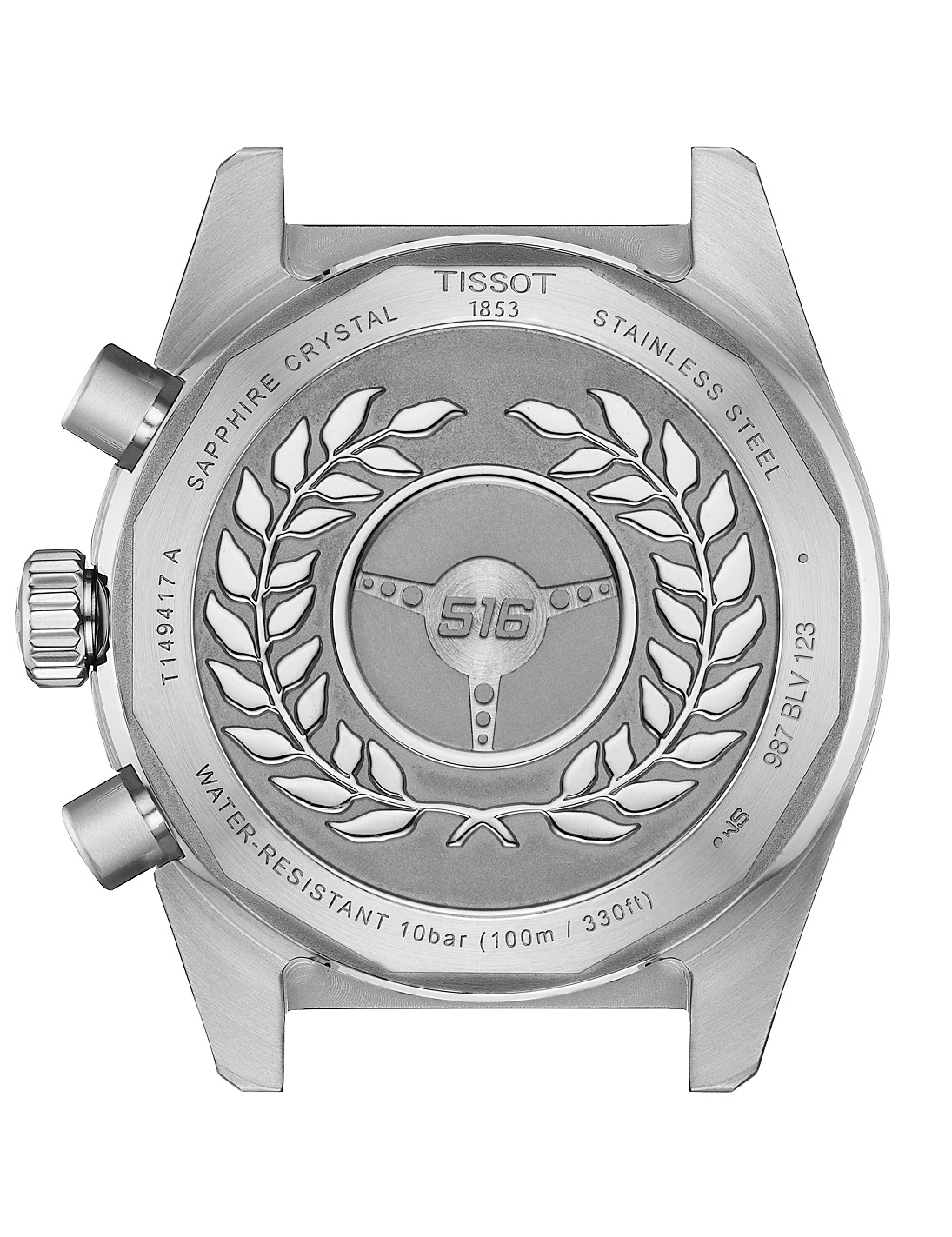 TISSOT PR516 Chronograph Quartz Black Dial 40mm Two Tone Gold Stainless Steel Bracelet T149.417.22.051.00 - 3