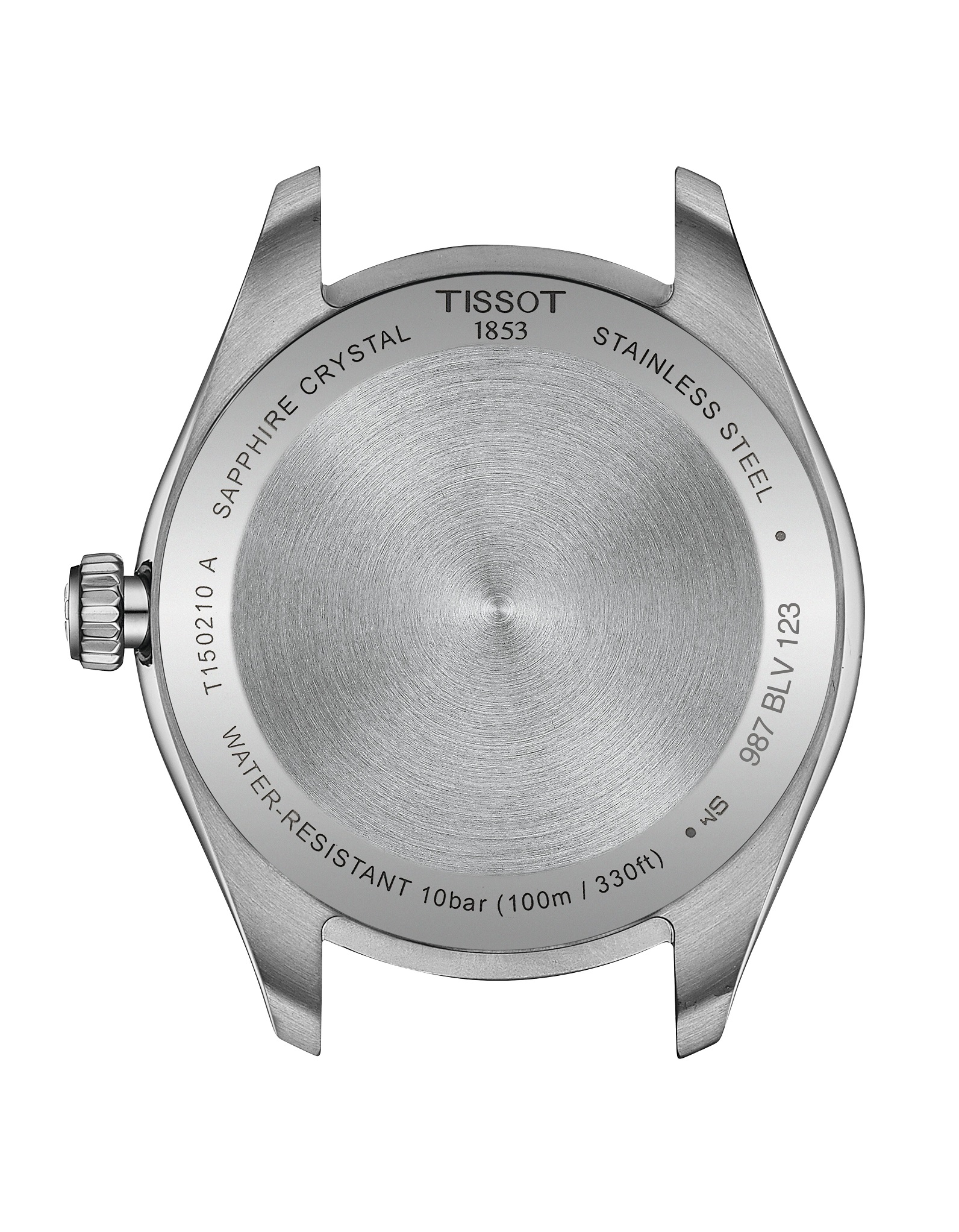 TISSOT PR 100 White Pearl Dial with Diamonds 34mm Silver Stainless Steel Bracelet T150.210.11.116.00 - 3