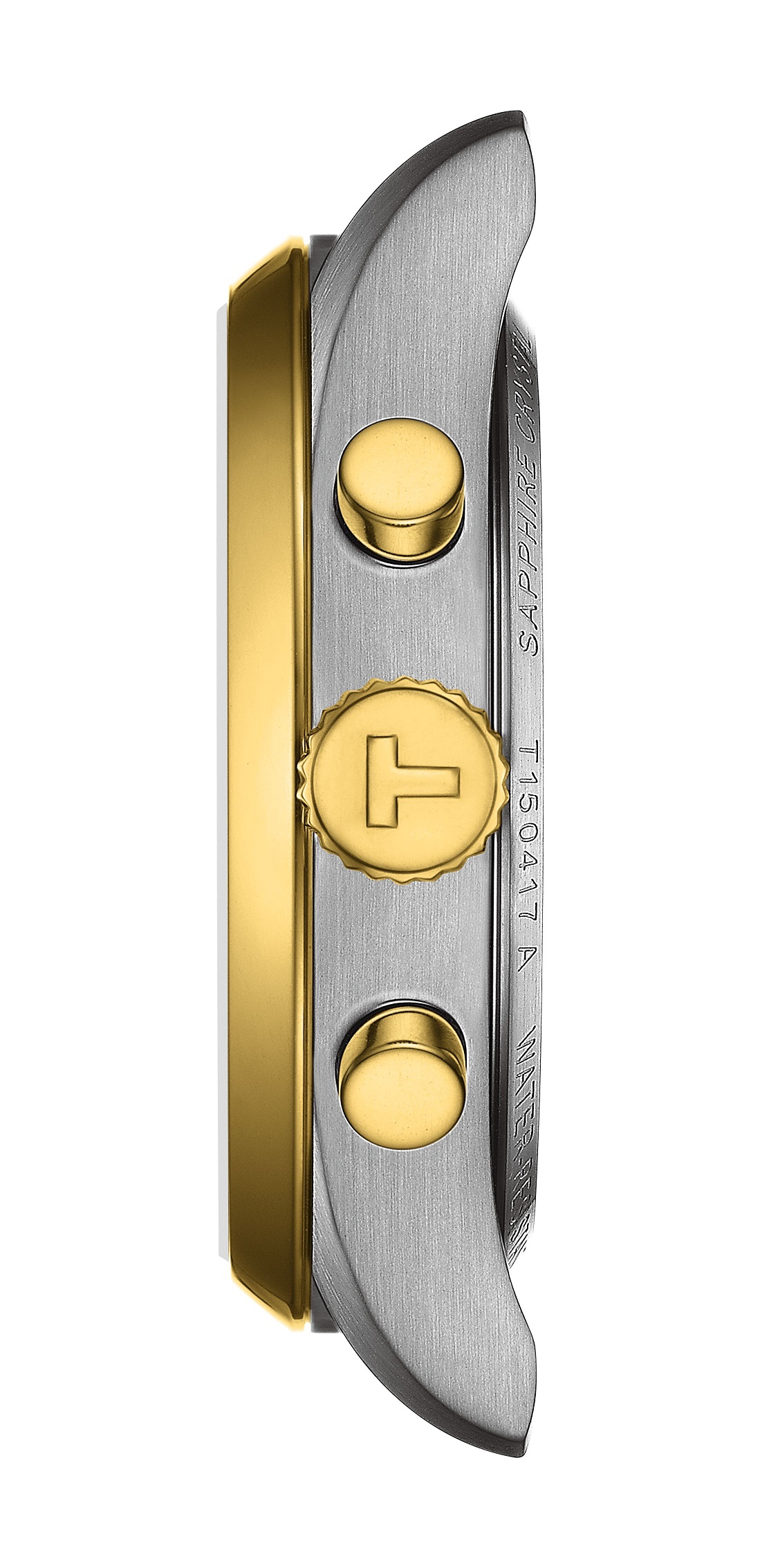 TISSOT PR 100 Chronograph Silver Dial 40mm Two Tone Gold Stainless Steel Bracelet T150.417.22.031.00 - 3