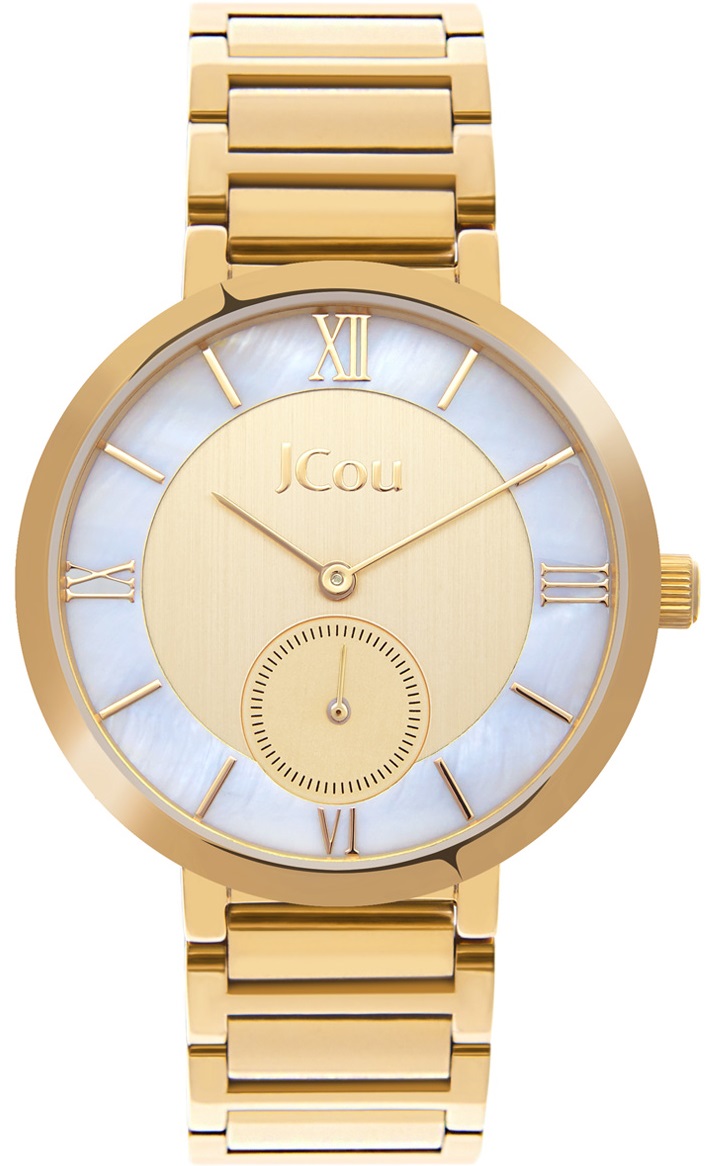 JCOU Celine 38mm Gold Stainless Steel Bracelet JU16057-4 - 