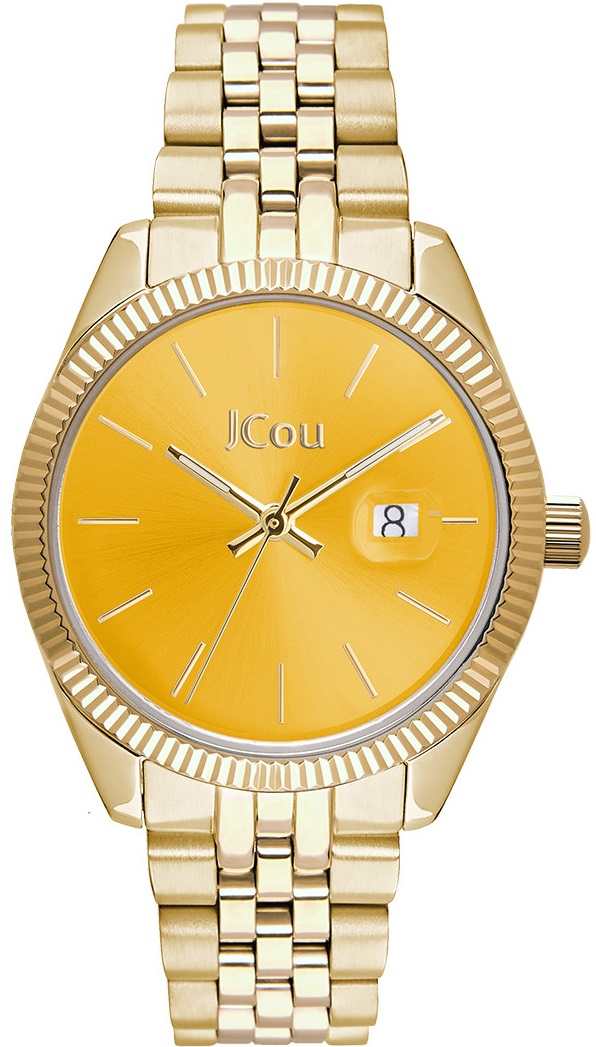 JCOU Queen's Mini 32mm Gold Stainless Steel Bracelet JU17031-13 - 