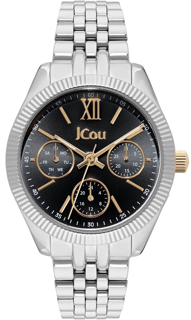 JCOU Queen's Multifunction 34mm Silver Stainless Steel Bracelet JU19058-1 - 