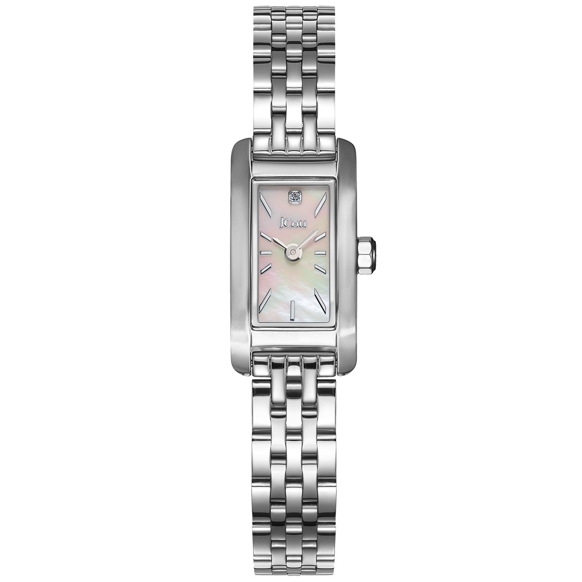 JCOU Ariadne 10th Anniversary Limited Edition White Pearl Dial 15.2mm Silver Stainless Steel Bracelet JU19086-1 - 4
