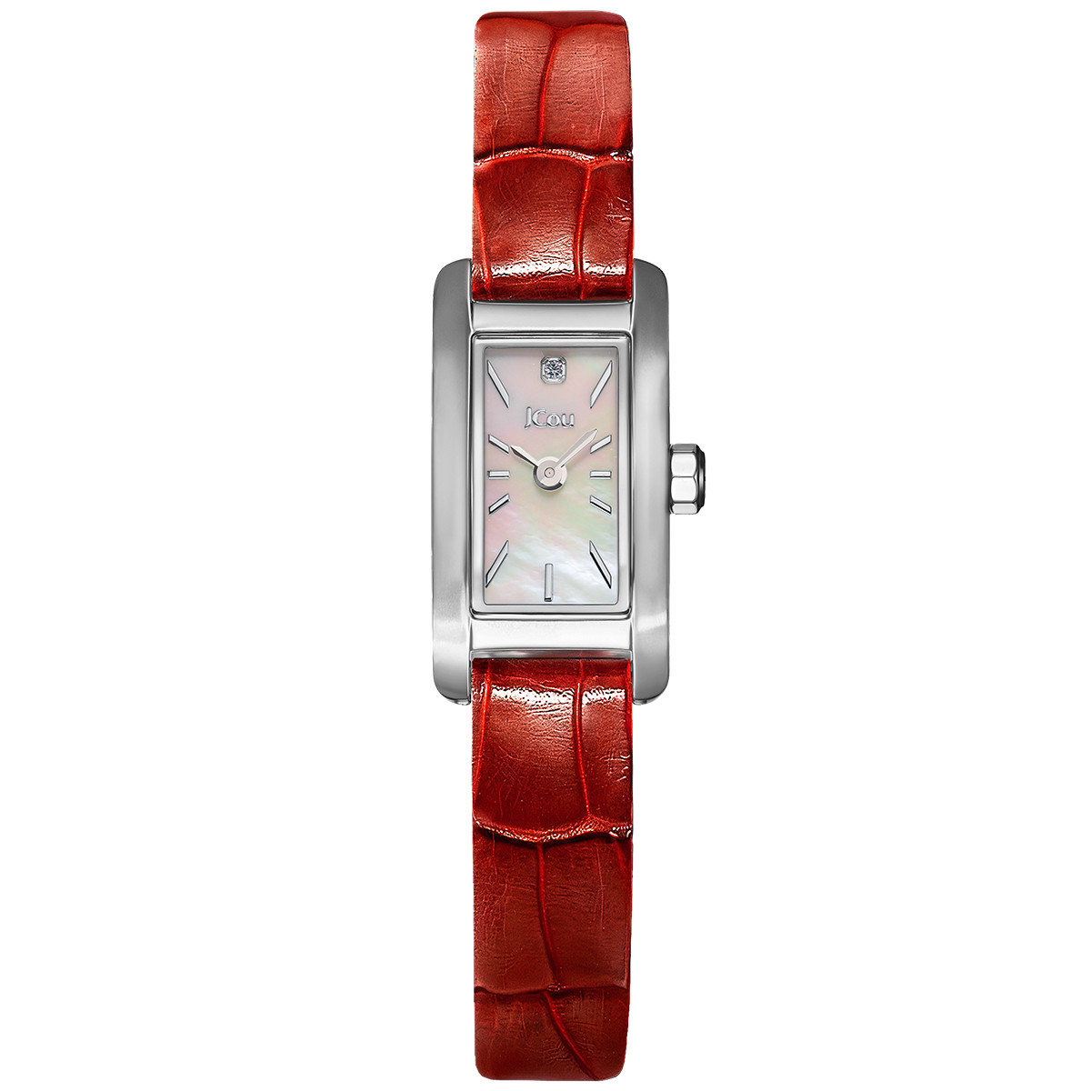 JCOU Ariadne 10th Anniversary Limited Edition White Pearl Dial 15.2mm Silver Stainless Steel Bracelet JU19086-1 - 5