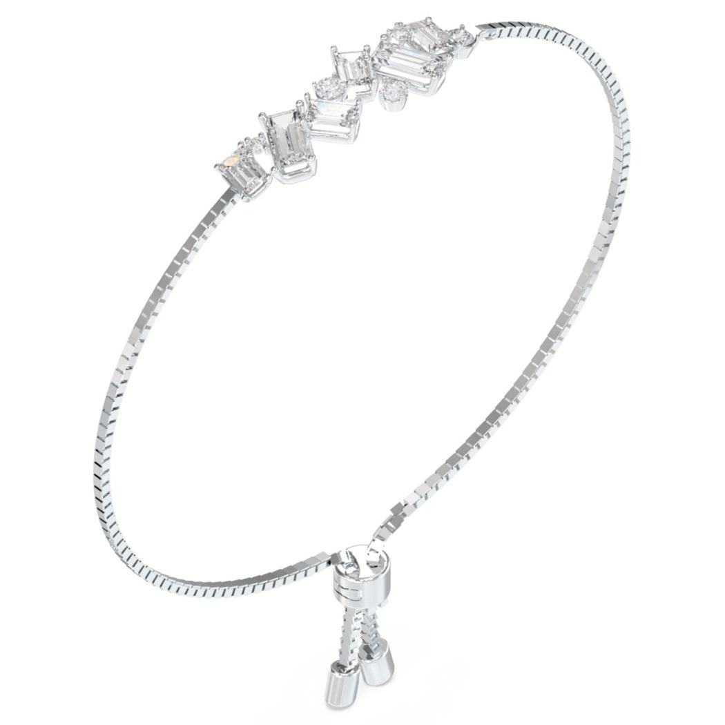 BRACELET Full Stone Chandelier GUESS Jewellery Stainless Steel with Zircon Stones JUBB05363JWRHT/U - 