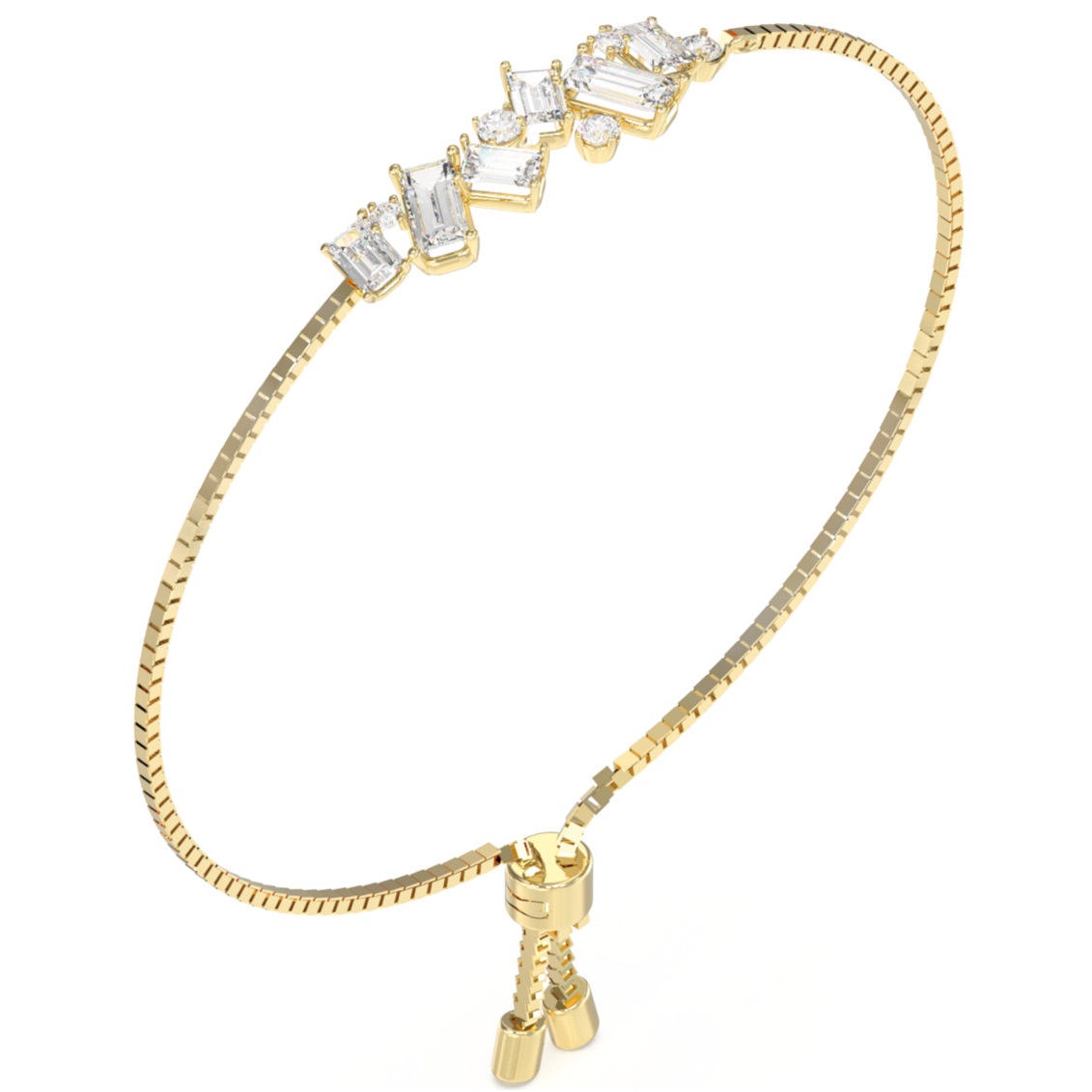 BRACELET Full Stone Chandelier GUESS Jewellery Gold-Plated Stainless Steel with Zircon Stones JUBB05363JWYGT/U - 1