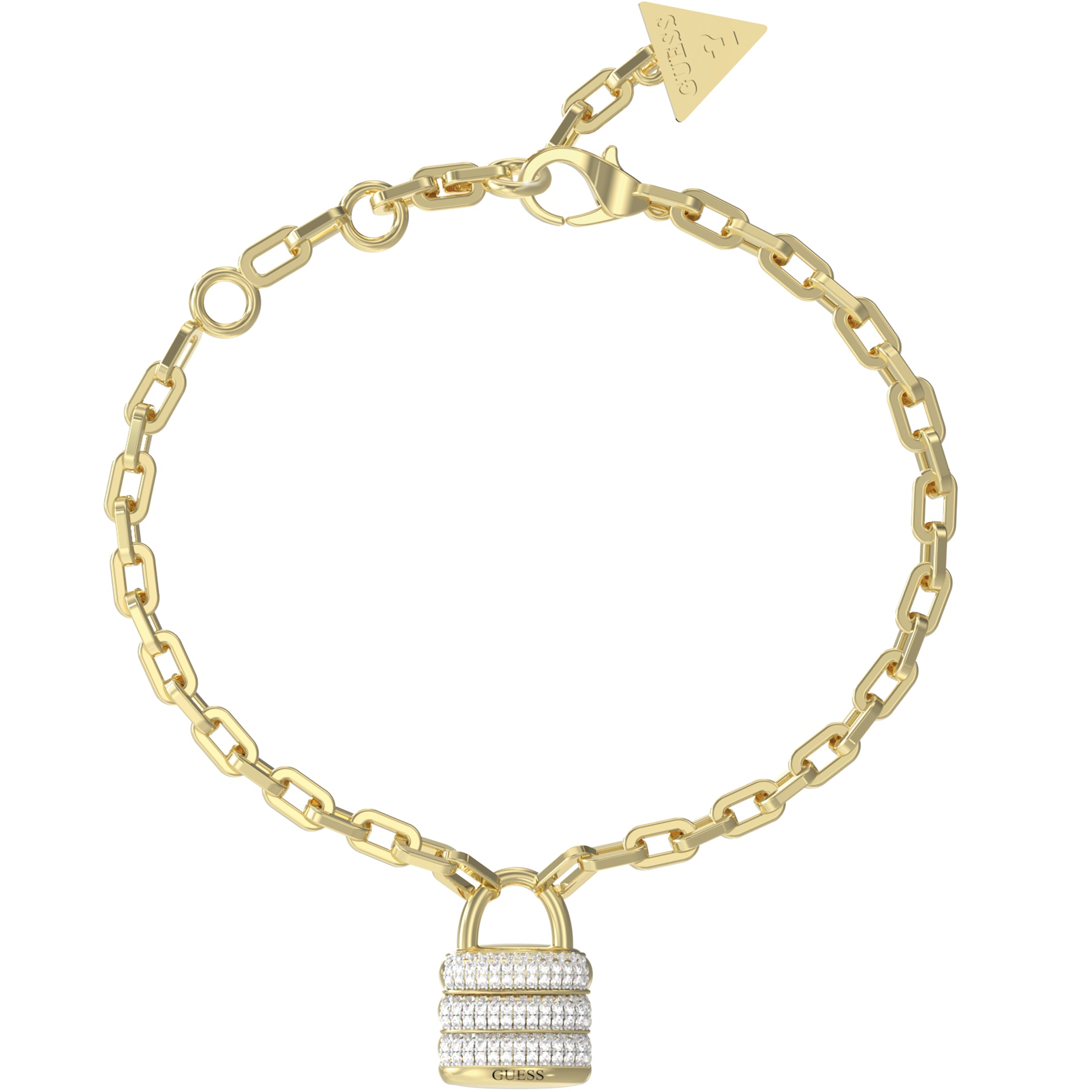 BRACELET Guess My Secret GUESS Jewellery Gold-Plated Stainless Steel with Zircon Stones JUBB05406JWYGL - 1