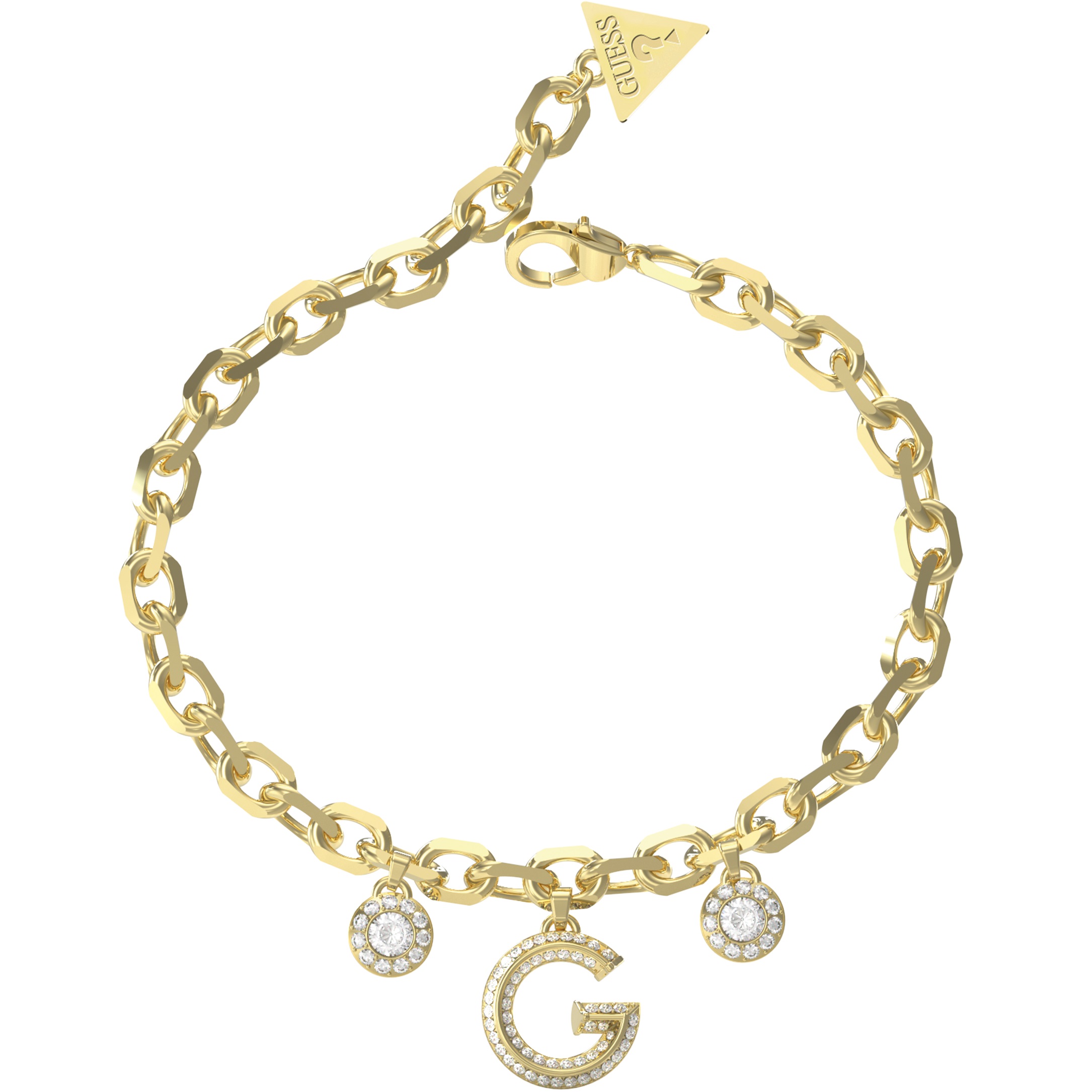 BRACELET G Crystal GUESS Jewellery Gold-Plated Stainless Steel with Zircon Stones JUBB05445JWYGL - 1