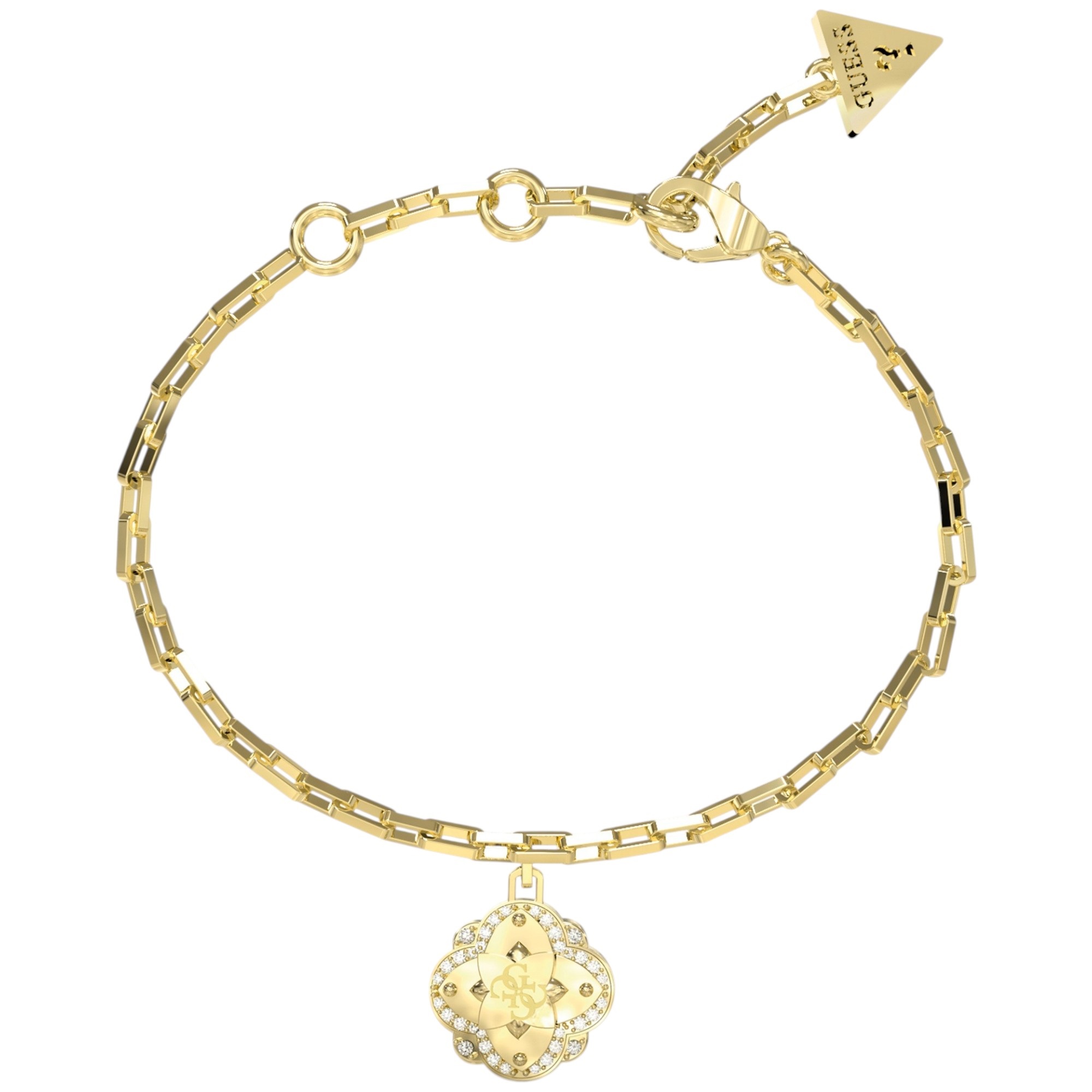 BRACELET Wildflower GUESS Jewellery Gold-Plated Stainless Steel with Zircon Stones JUBB05509JWYGL - 