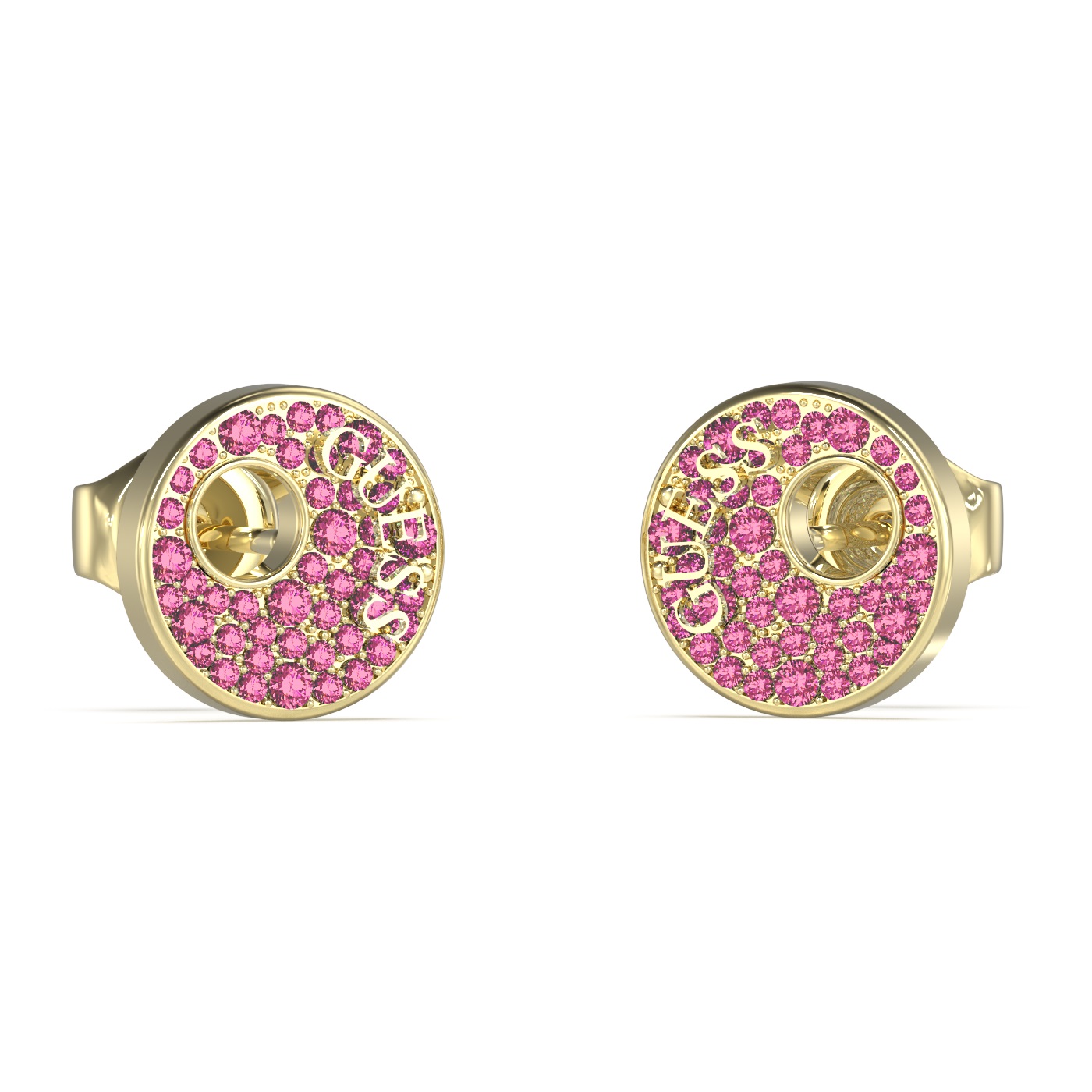 ΣΚΟΥΛΑΡΙΚΙΑ Blooming Summer GUESS Jewellery Επιχρυσωμένο Ανοξείδωτο Ατσάλι και Πέτρες Ζιργκόν JUBE05228JWYGPKT/U - 