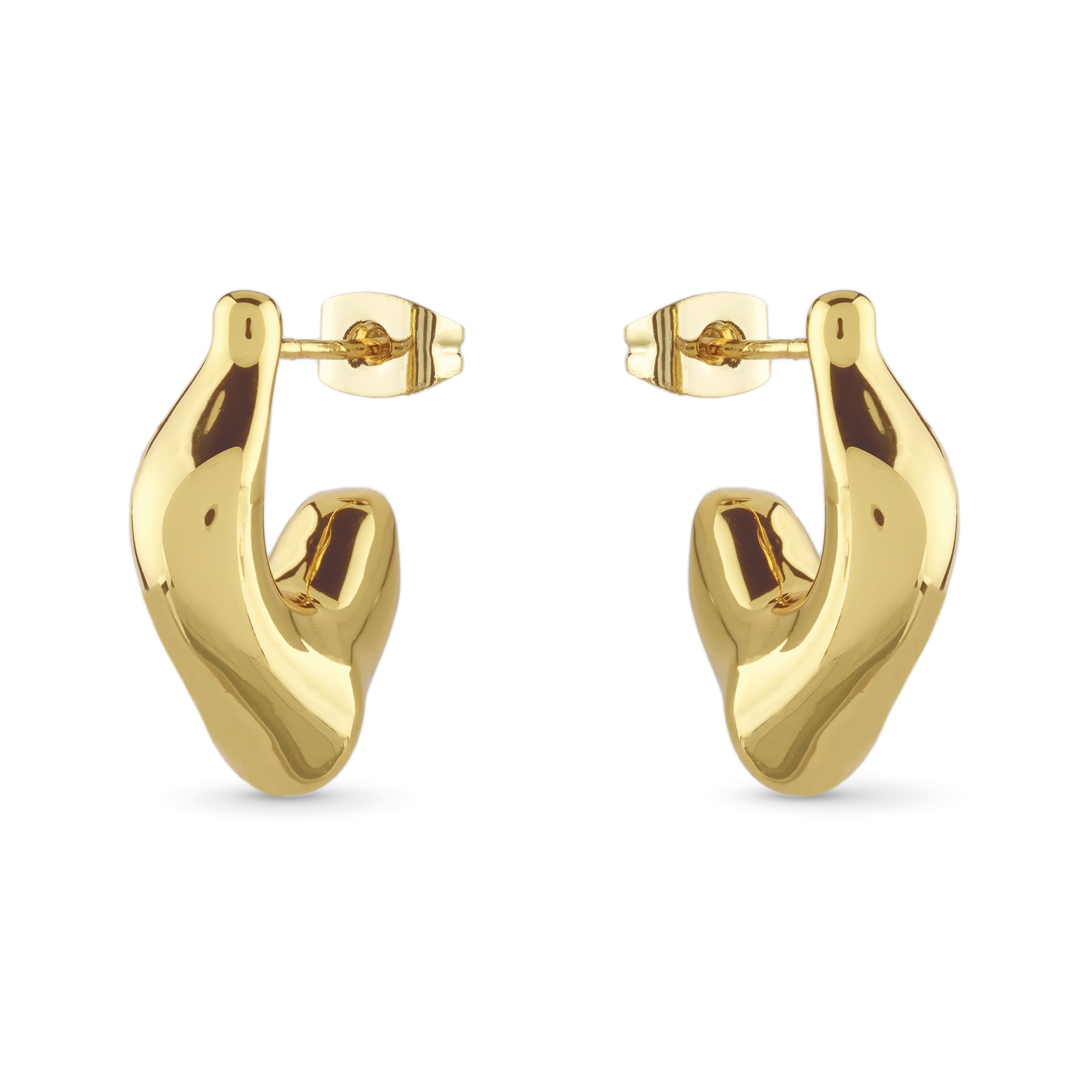 ΣΚΟΥΛΑΡΙΚΙΑ Κρίκοι Berbera GUESS Jewellery Επιχρυσωμένο Ανοξείδωτο Ατσάλι JUBE05342JWYGT/U - 