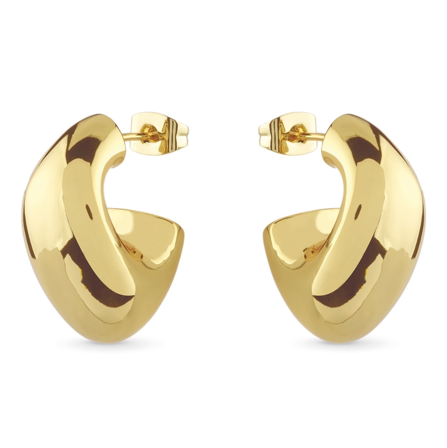 ΣΚΟΥΛΑΡΙΚΙΑ Κρίκοι Berbera GUESS Jewellery Επιχρυσωμένο Ανοξείδωτο Ατσάλι JUBE05343JWYGT/U - 