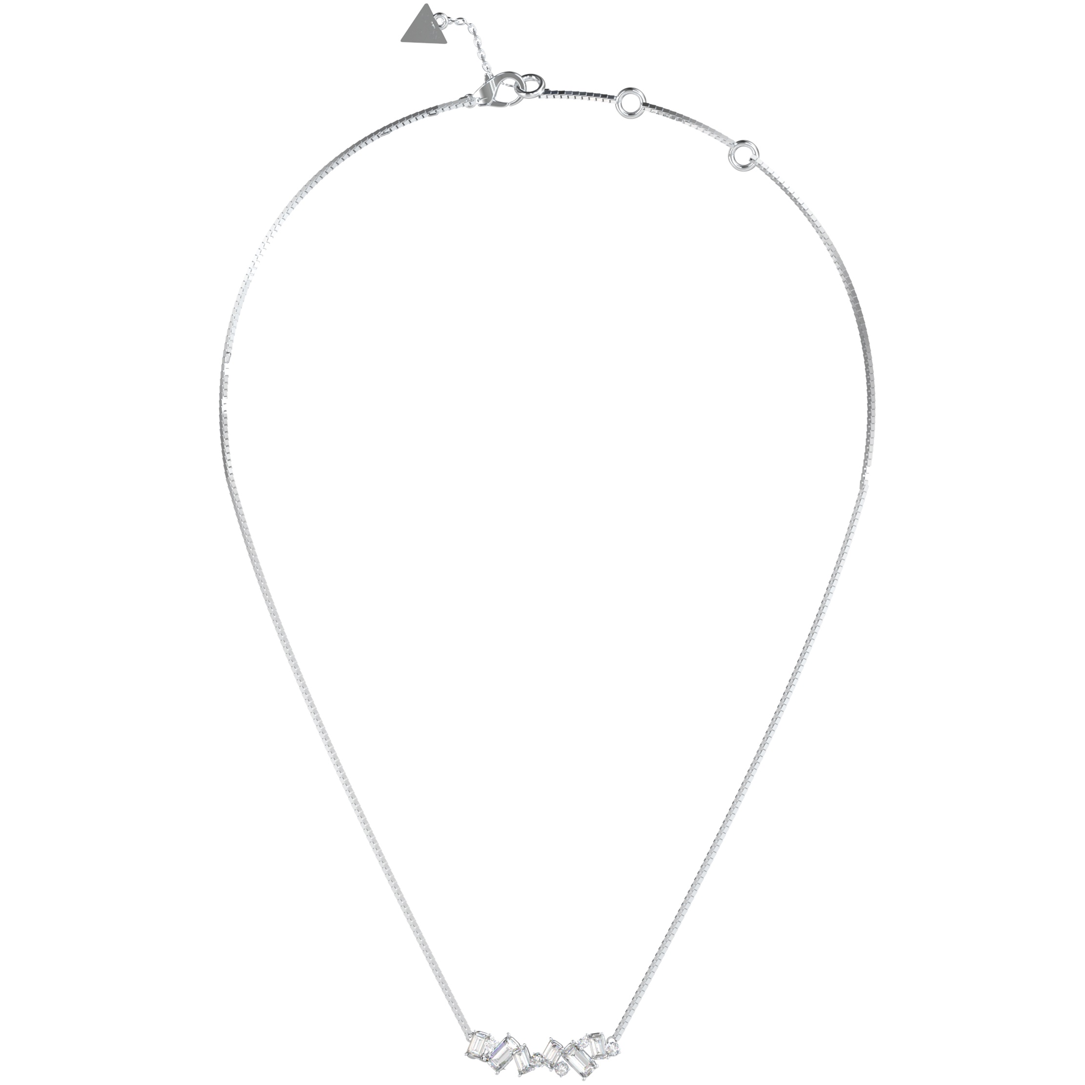 ΚΟΛΙΕ Chandelier GUESS Jewellery από Ανοξείδωτο Ατσάλι με Πέτρες Ζιργκόν JUBN05358JWRHT/U - 
