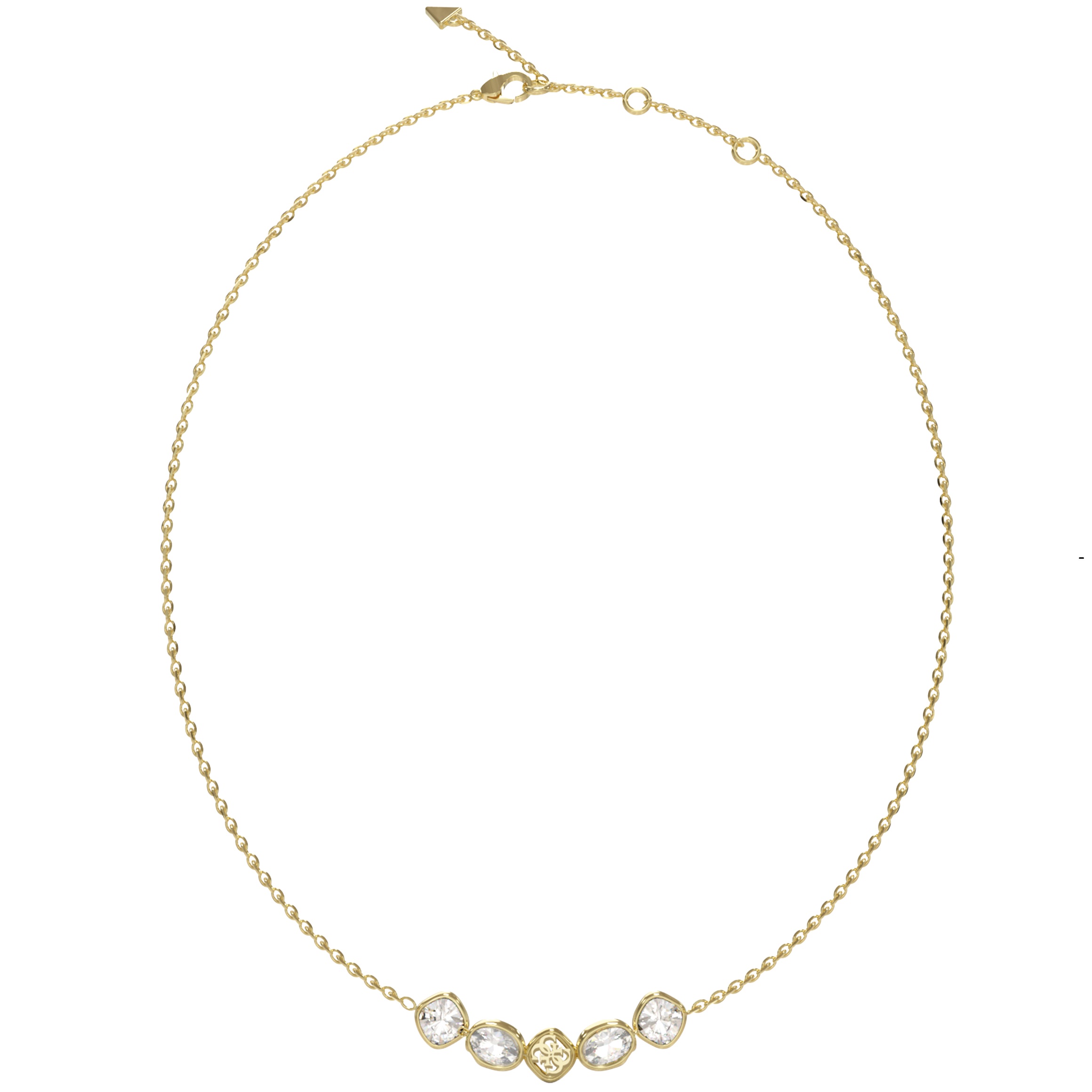 GUESS Jewellery Necklace from Gold Plated Stainless Steel with Zircon Stones JUBN05569JWYGT/U - 2