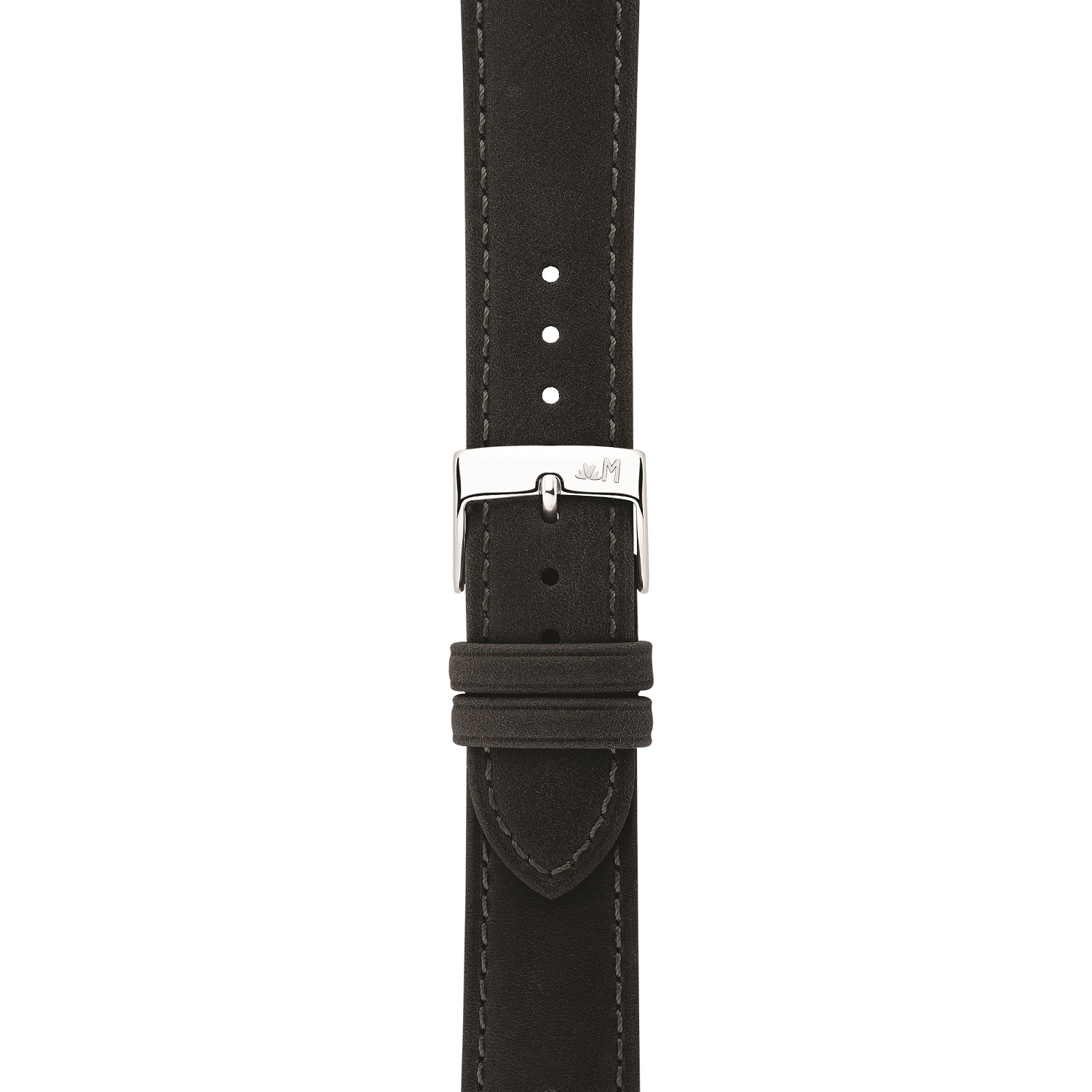 MORELLATO Kahlo Hand Made Watch Strap 18-16mm Waxy Black Extra Soft Leather A01X6022E23019CR18 - 