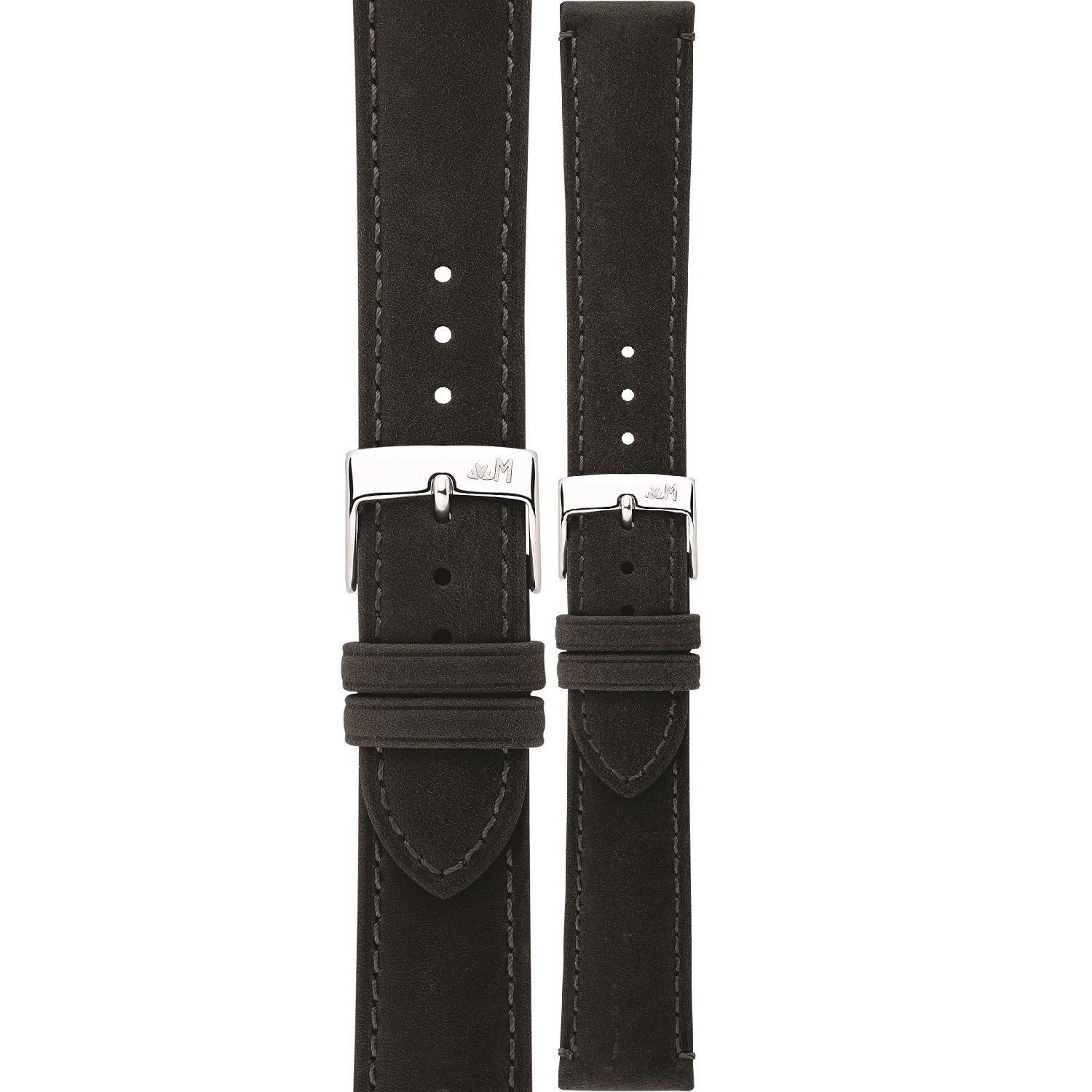 MORELLATO Kahlo Hand Made Watch Strap 18-16mm Waxy Black Extra Soft Leather A01X6022E23019CR18 - 