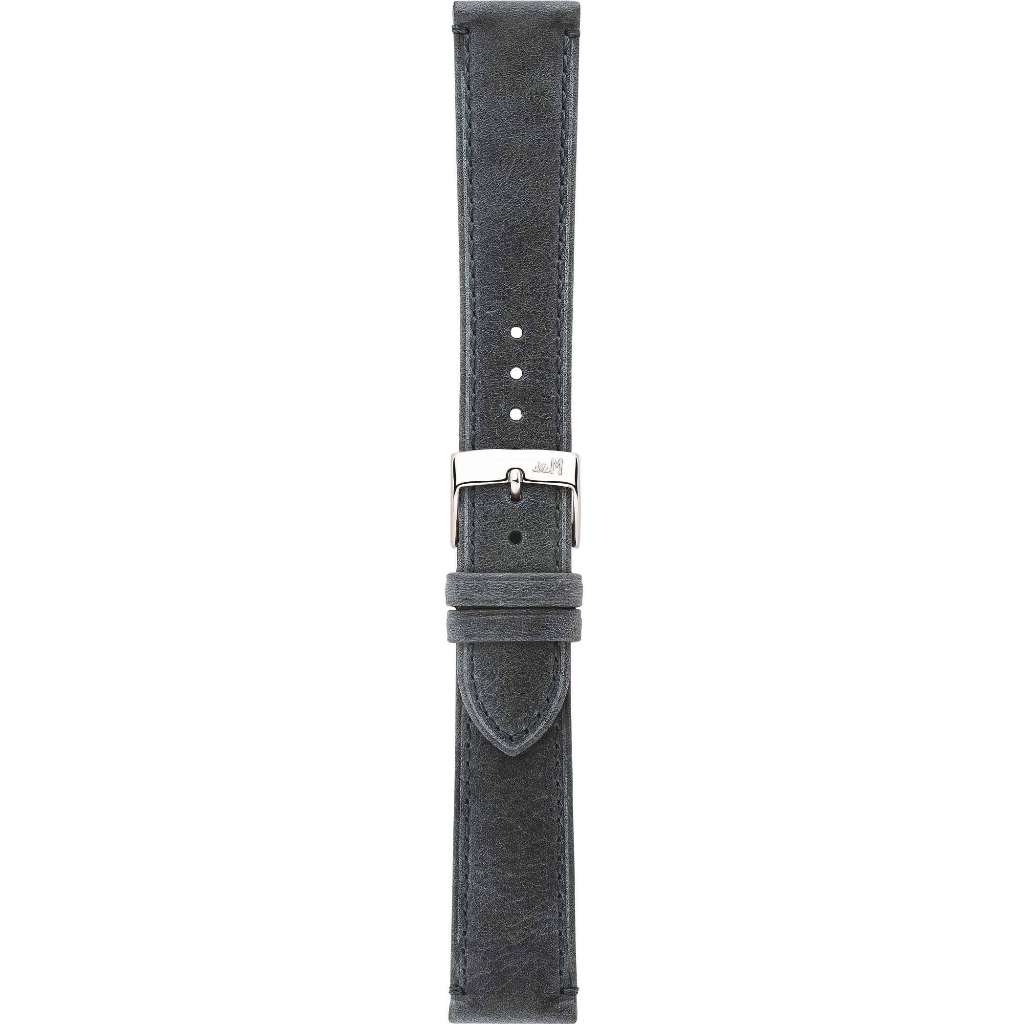 MORELLATO Kahlo Hand Made Watch Strap 18-16mm Waxy Blue Extra Soft Leather A01X6022E23064CR18 - 3