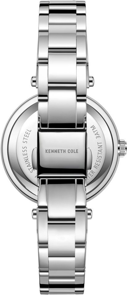 KENNETH COLE New York Three Hands 32mm Silver Stainless Steel Bracelet KC50980001 - 