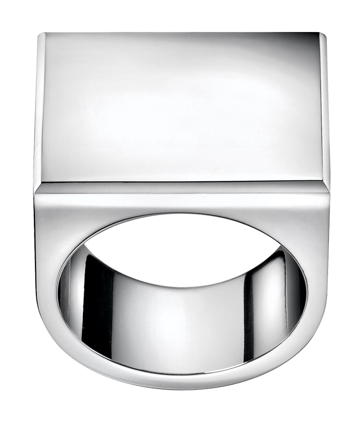 CALVIN KLEIN Ring Fractal Silver Stainless Steel KJ39CR010308 - 1
