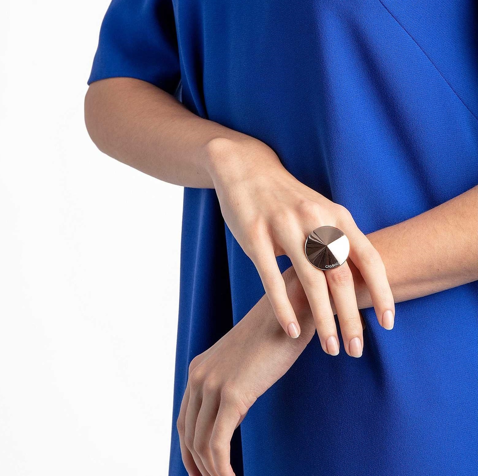 CALVIN KLEIN Ring Spinner Rose Gold Stainless Steel KJBAPR100107 - 2