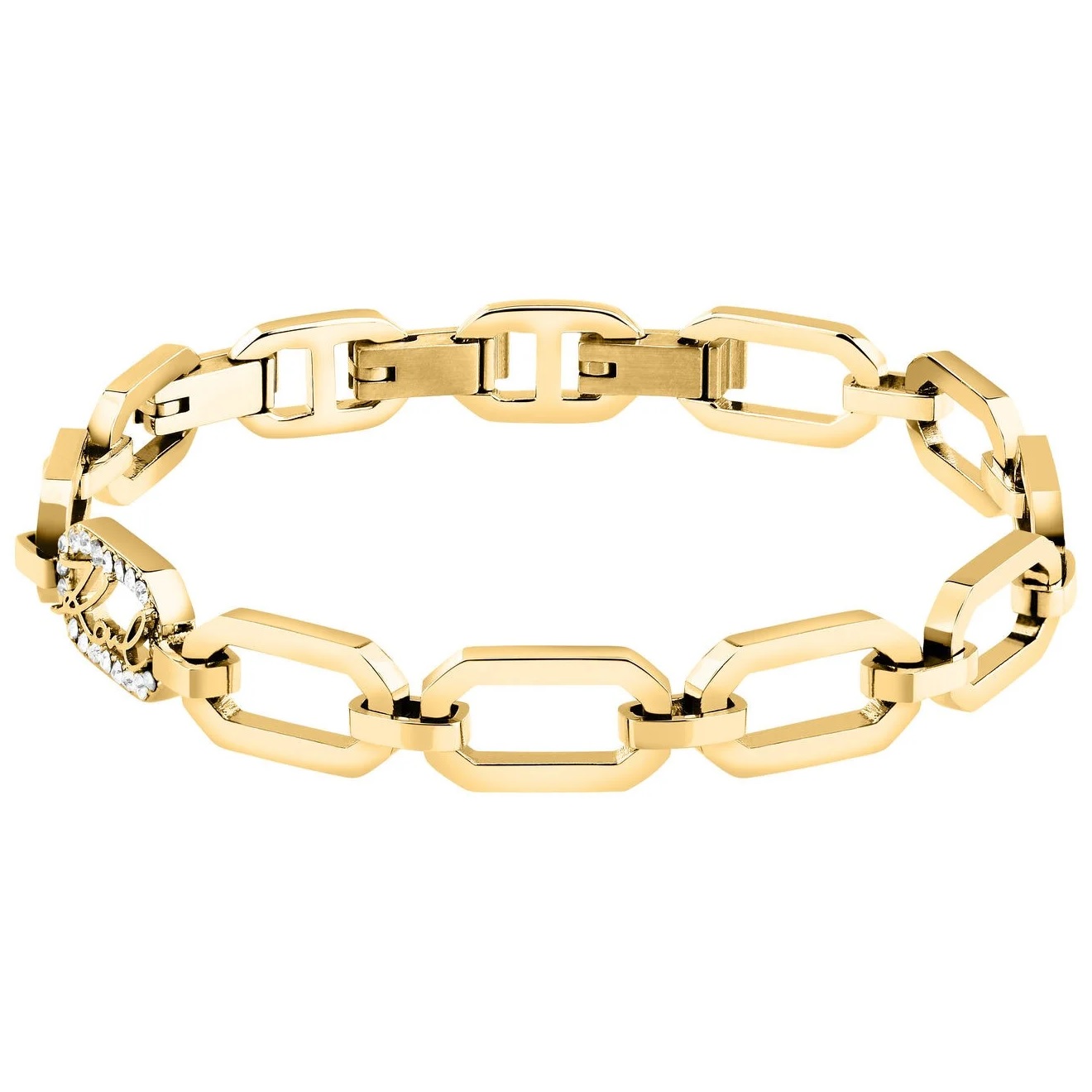 ΒΡΑΧΙΟΛΙ Crystals KARL LAGERFELD από Επιχρυσωμένο Ανοξείδωτο Ατσάλι με Πέτρες Ζιργκόν KLAYC30 - 