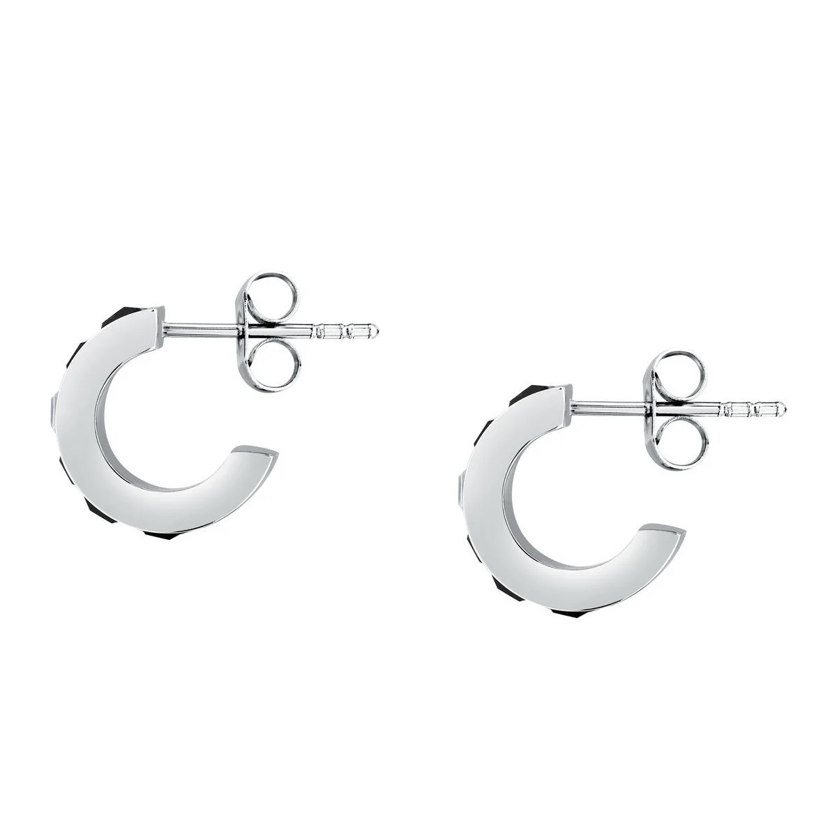 ΣΚΟΥΛΑΡΙΚΙΑ Κρίκοι Crystals KARL LAGERFELD από Ανοξείδωτο Ατσάλι με Πέτρες Ζιργκόν KLAYC39 - 3