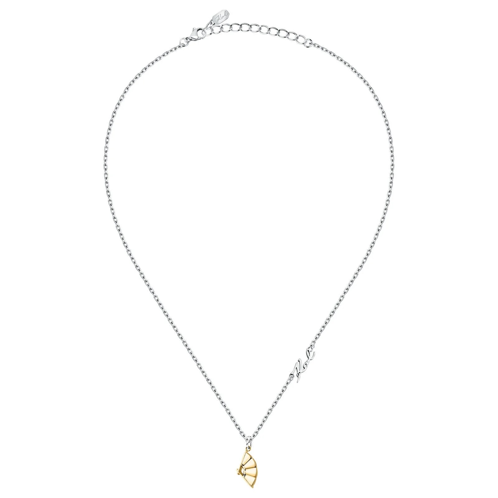 KARL LAGERFELD Charms Necklace from Gold-Plated and Silver Stainless Steel KLAYD07 - 