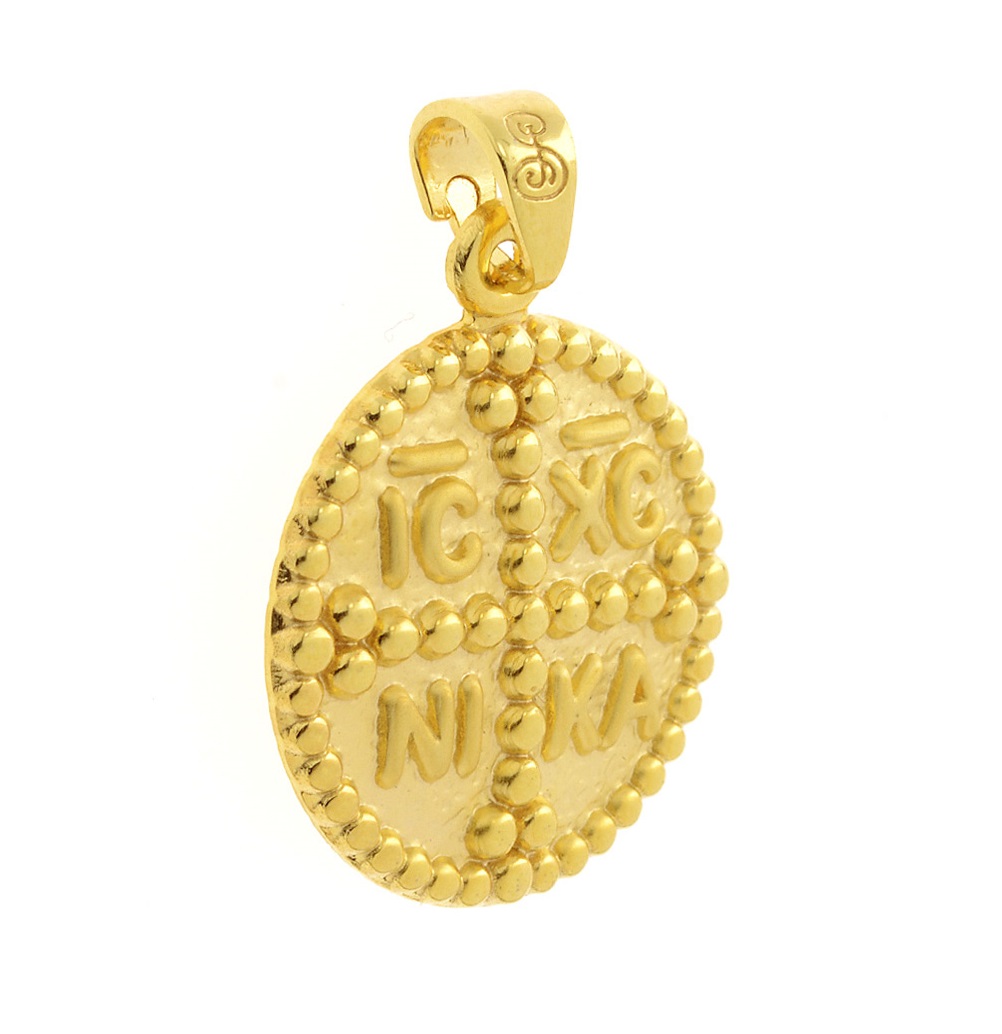 CHRISTIAN CHARMS Byzantine SENZIO Collection from K14 Yellow Gold KN0034 - 2