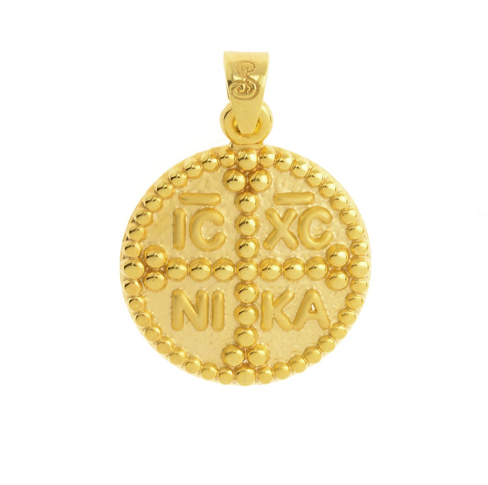 CHRISTIAN CHARMS Byzantine SENZIO Collection from K14 Yellow Gold KN0034 - 1