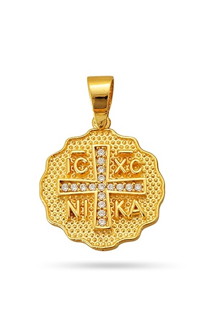 ΚΩΝΣΤΑΝΤΙΝΑΤΟ SENZIO Collection Κ14 Κίτρινο Χρυσό με Πέτρες Ζιργκόν KN019 - 