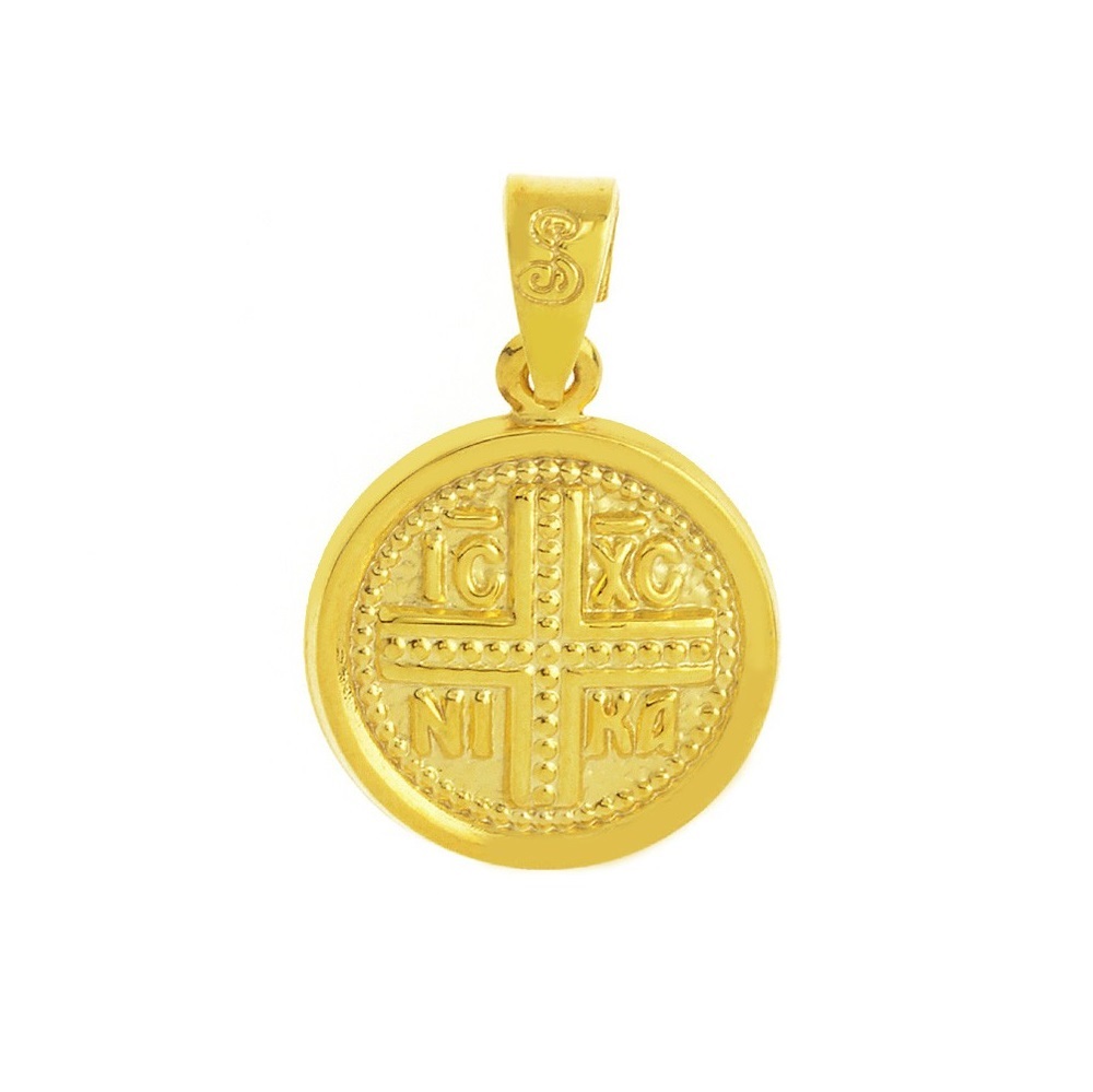ΚΩΝΣΤΑΝΤΙΝΑΤΟ Βυζαντινό SENZIO Collection Κ14 Κίτρινο Χρυσό KN0038Y.K14